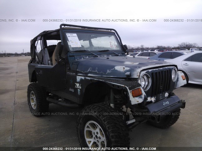 1998 JEEP WRANGLER ✔️1J4FY29PXWP804217 For Sale, Used, Salvage Cars Auction