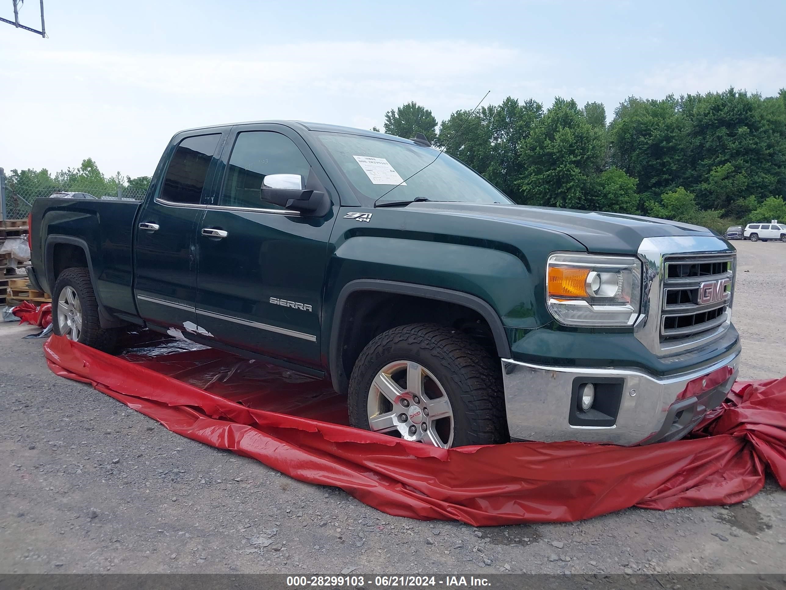 2015 GMC Sierra 1500 Slt vin: 1GTV2VEC7FZ365683