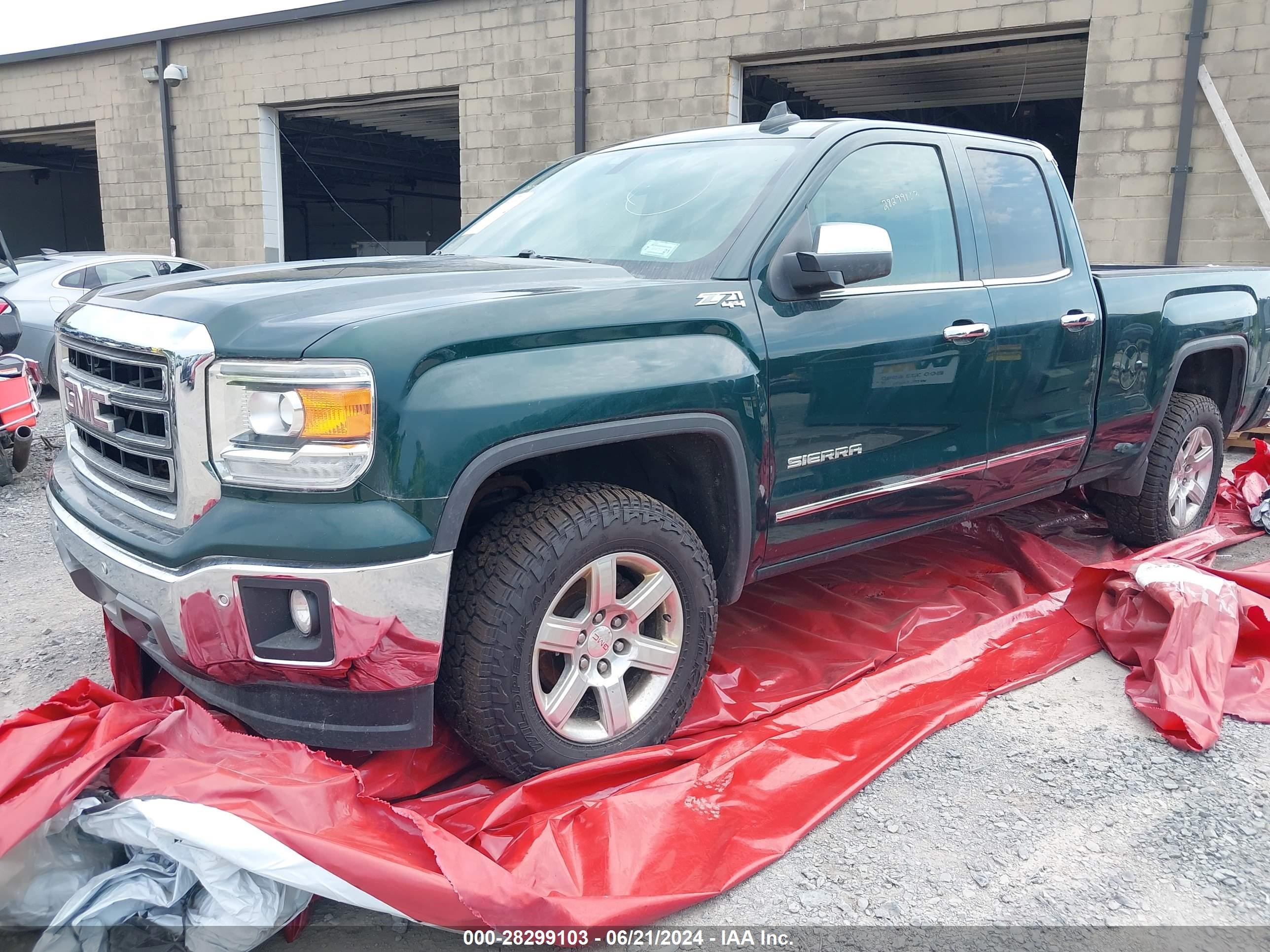 2015 GMC Sierra 1500 Slt vin: 1GTV2VEC7FZ365683