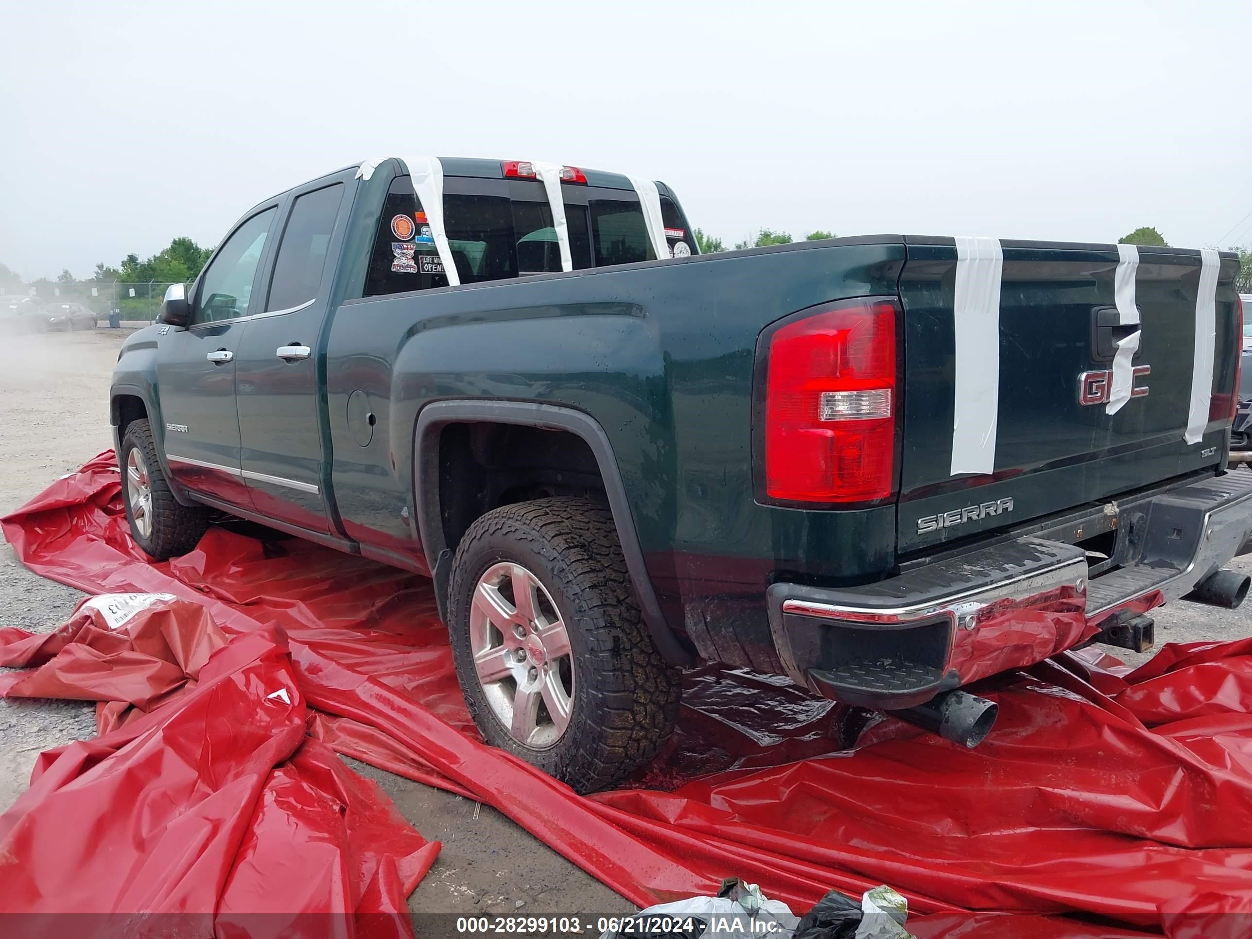 2015 GMC Sierra 1500 Slt vin: 1GTV2VEC7FZ365683