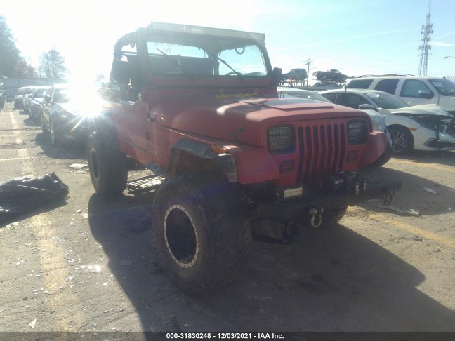 1991 JEEP WRANGLER / YJ ✔️2J4FY19P6MJ132905 For Sale, Used, Salvage Cars  Auction