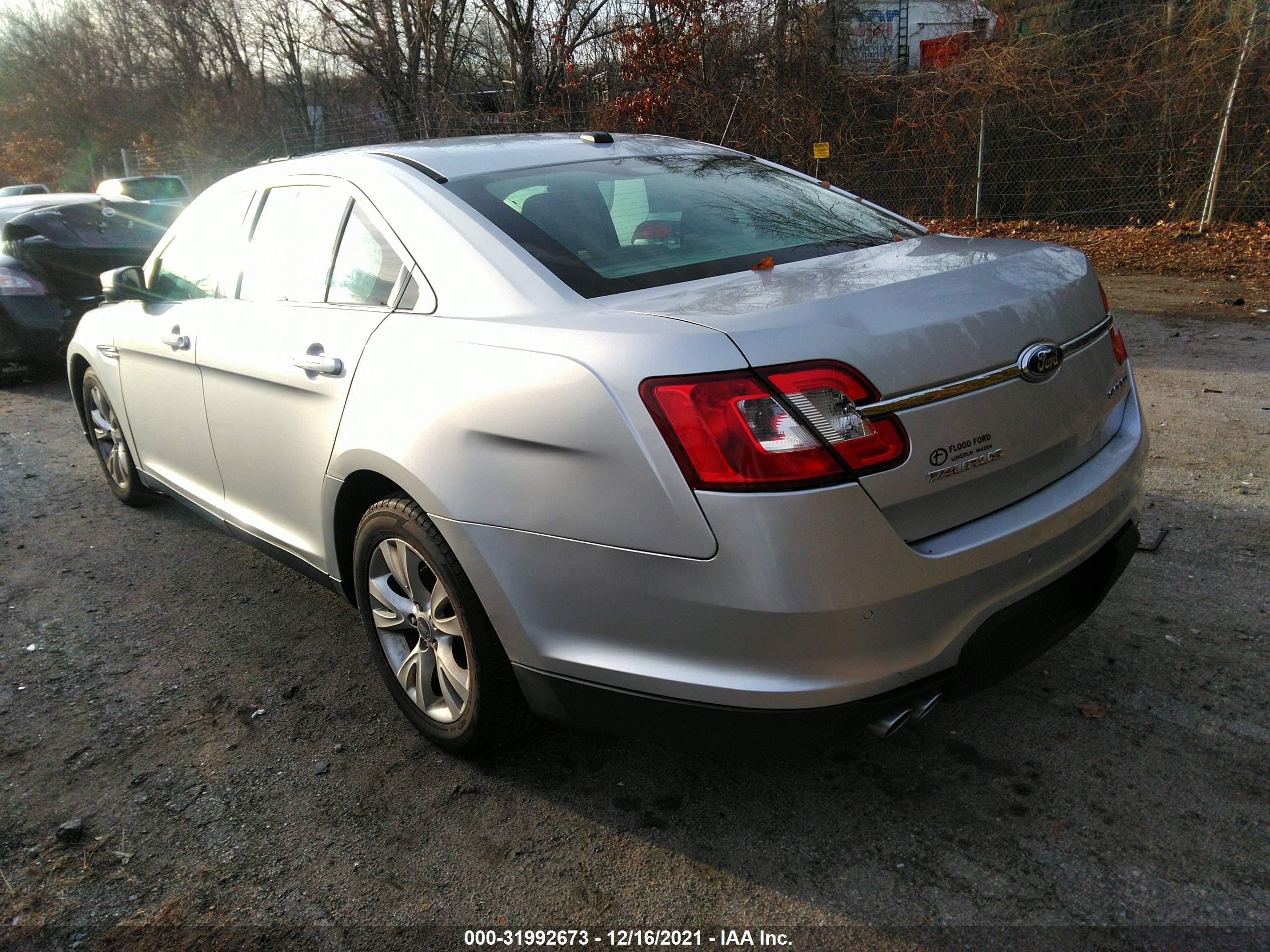 2012 Ford Taurus Sel vin: 1FAHP2HW6CG103329