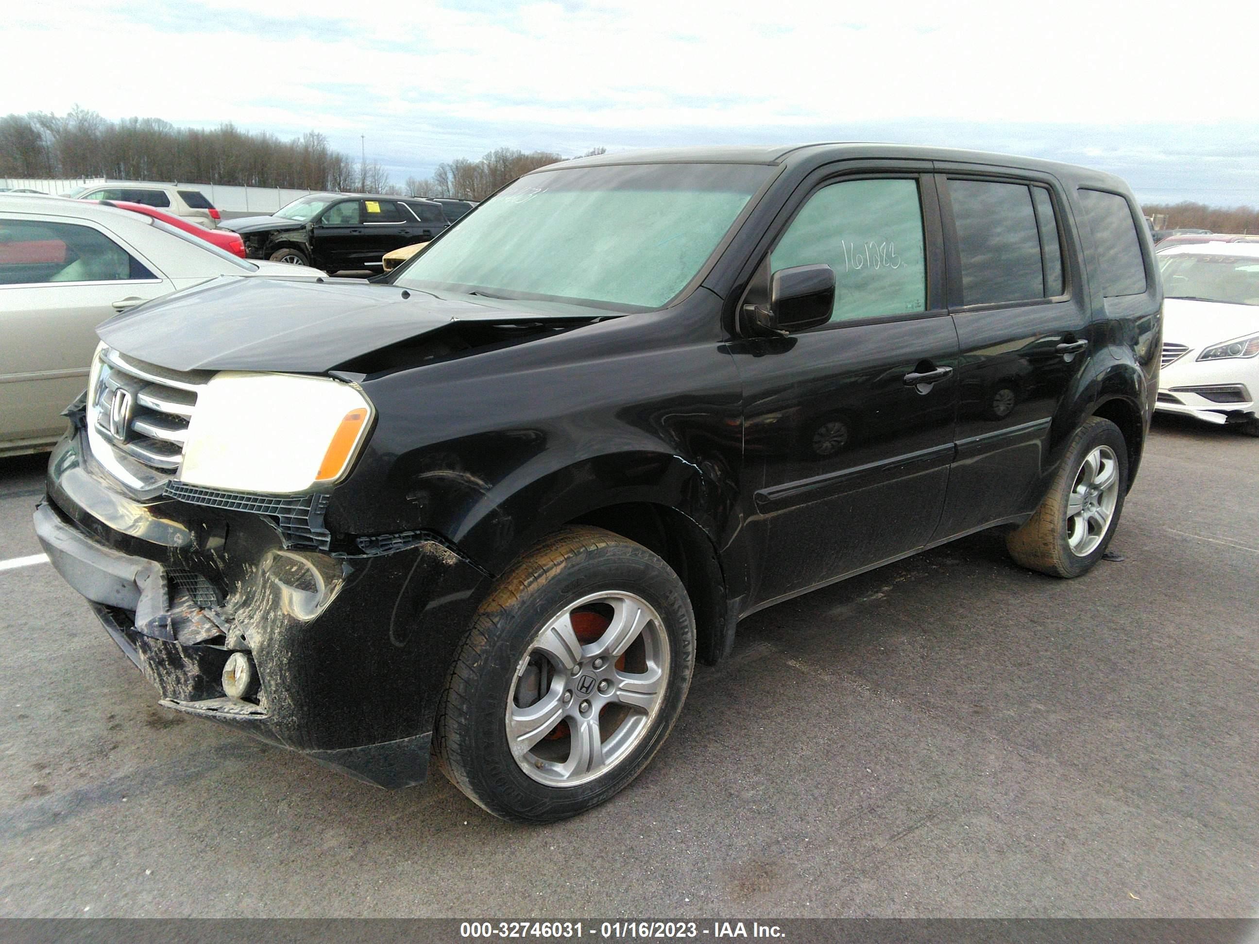 2012 Honda Pilot Ex-L vin: 5FNYF4H6XCB062531