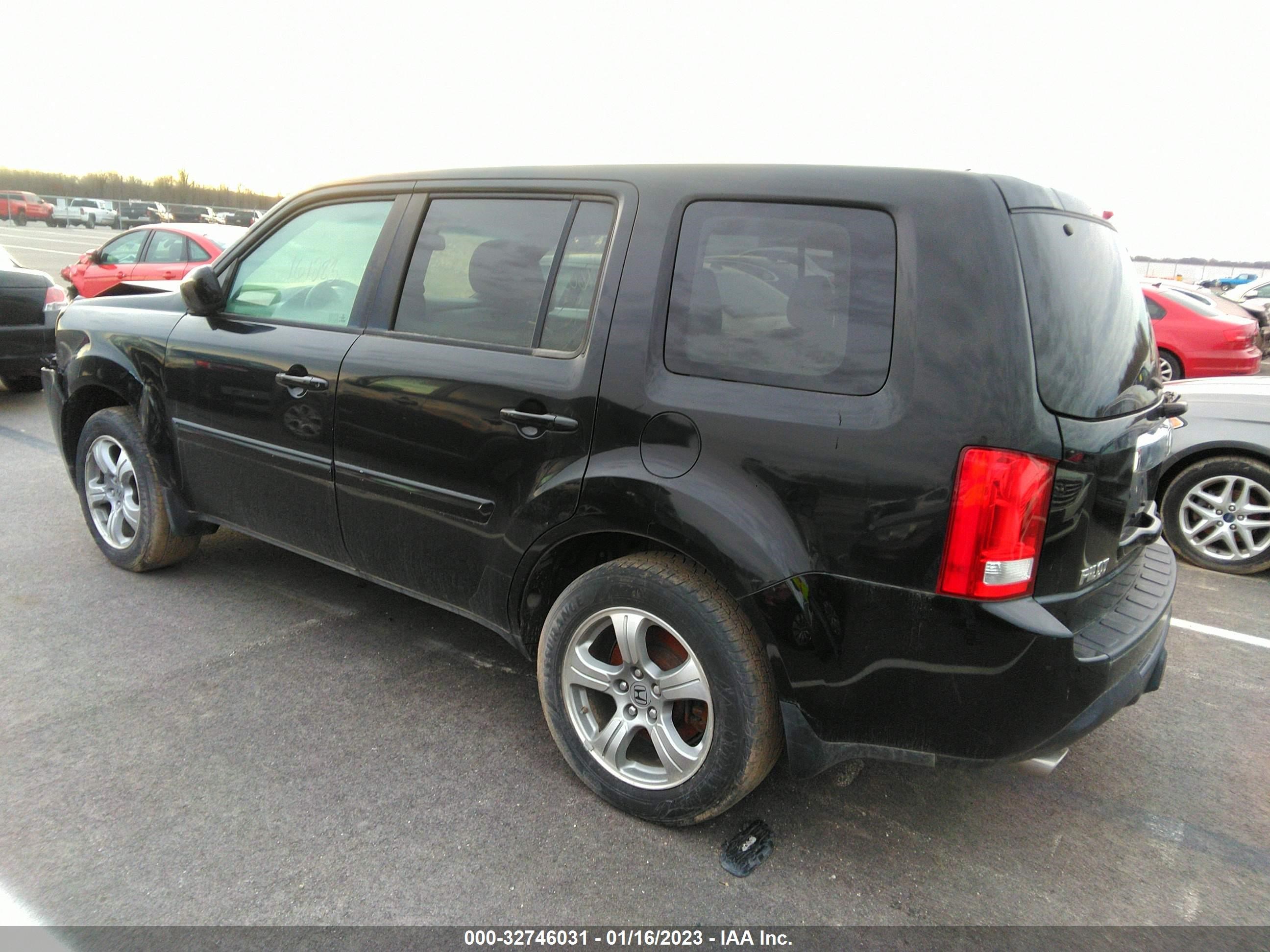 2012 Honda Pilot Ex-L vin: 5FNYF4H6XCB062531