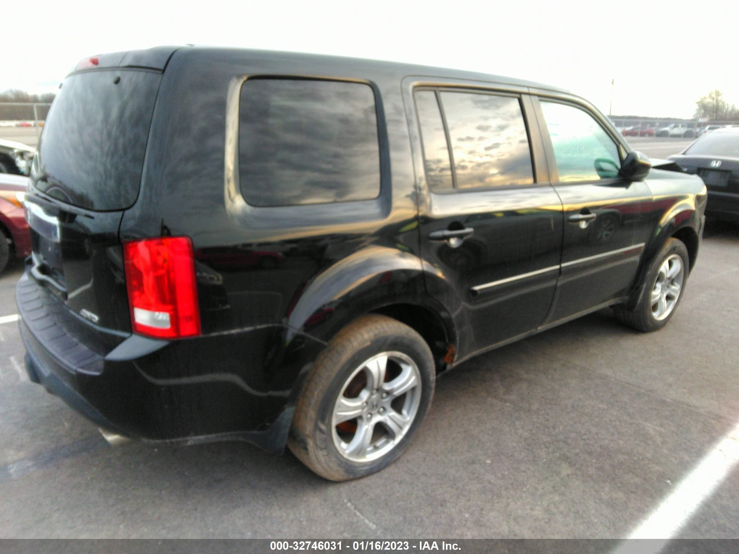 2012 Honda Pilot Ex-L vin: 5FNYF4H6XCB062531