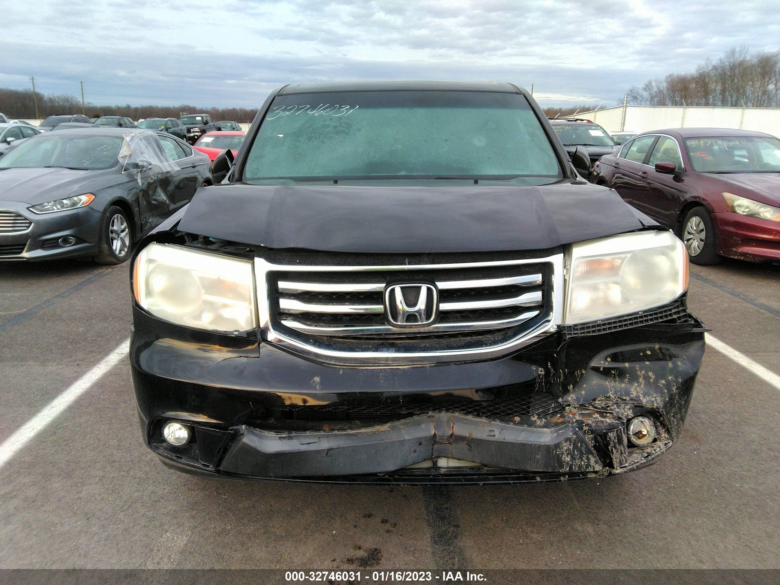 2012 Honda Pilot Ex-L vin: 5FNYF4H6XCB062531