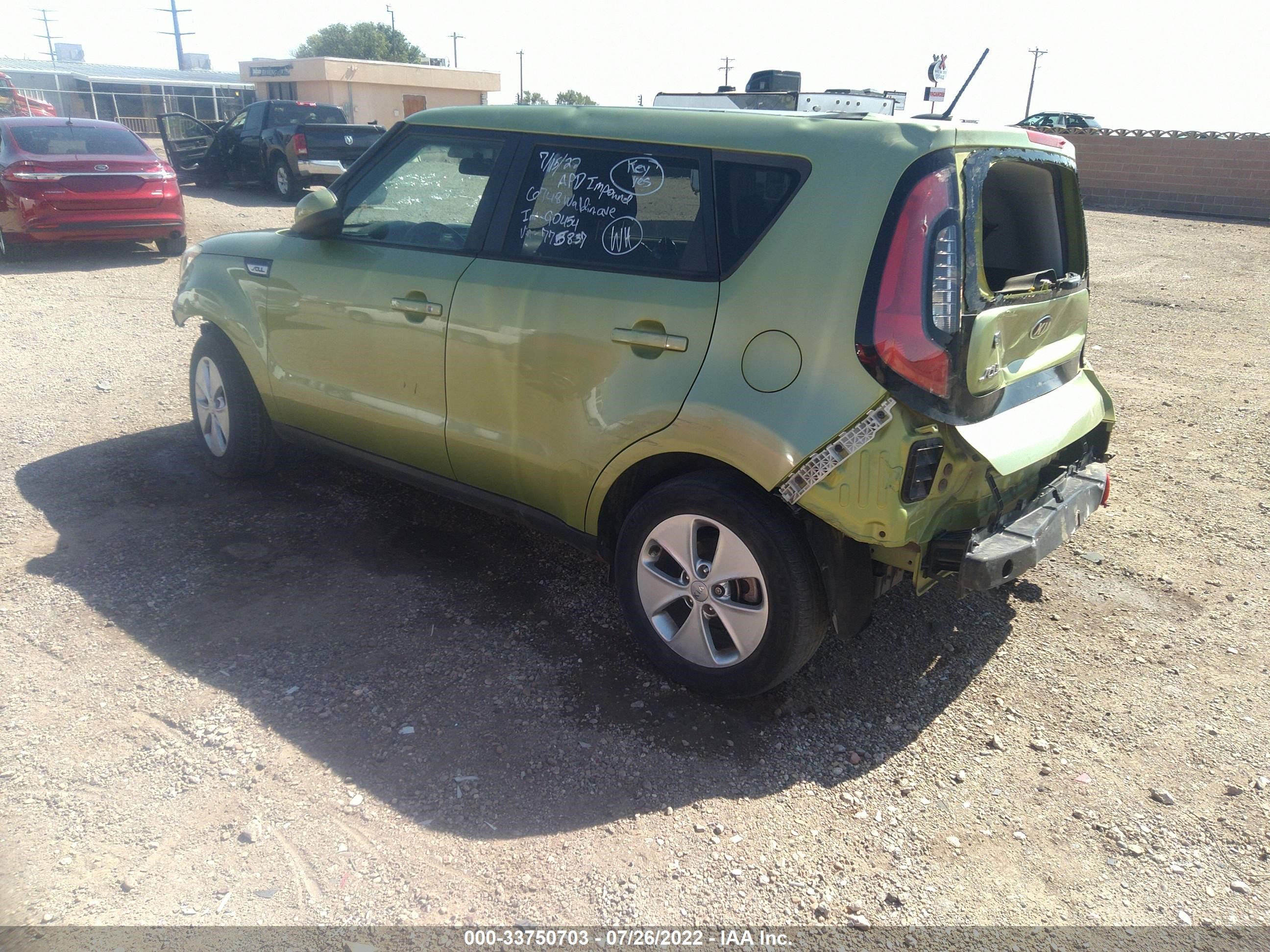 2015 Kia Soul vin: KNDJN2A22F7775837