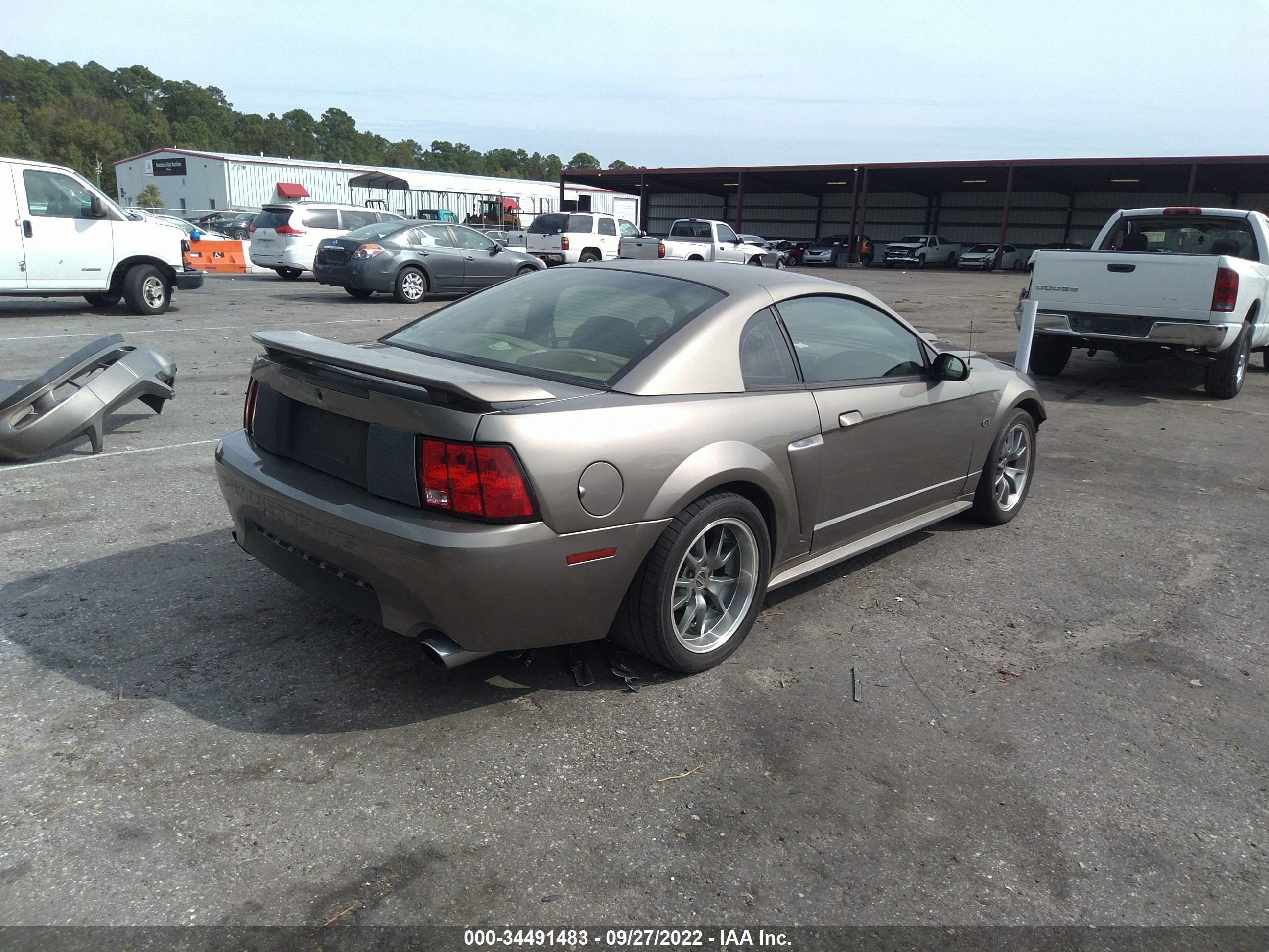 2002 FORD MUSTANG GT VIN: 1FAFP42X12F128471
