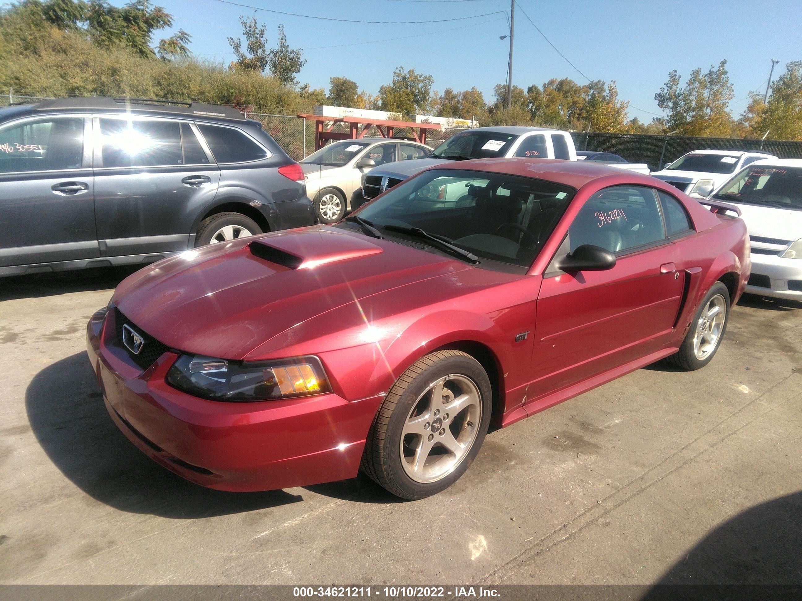 2003 FORD MUSTANG GT DELUXE VIN: 1FAFP42X83F394832