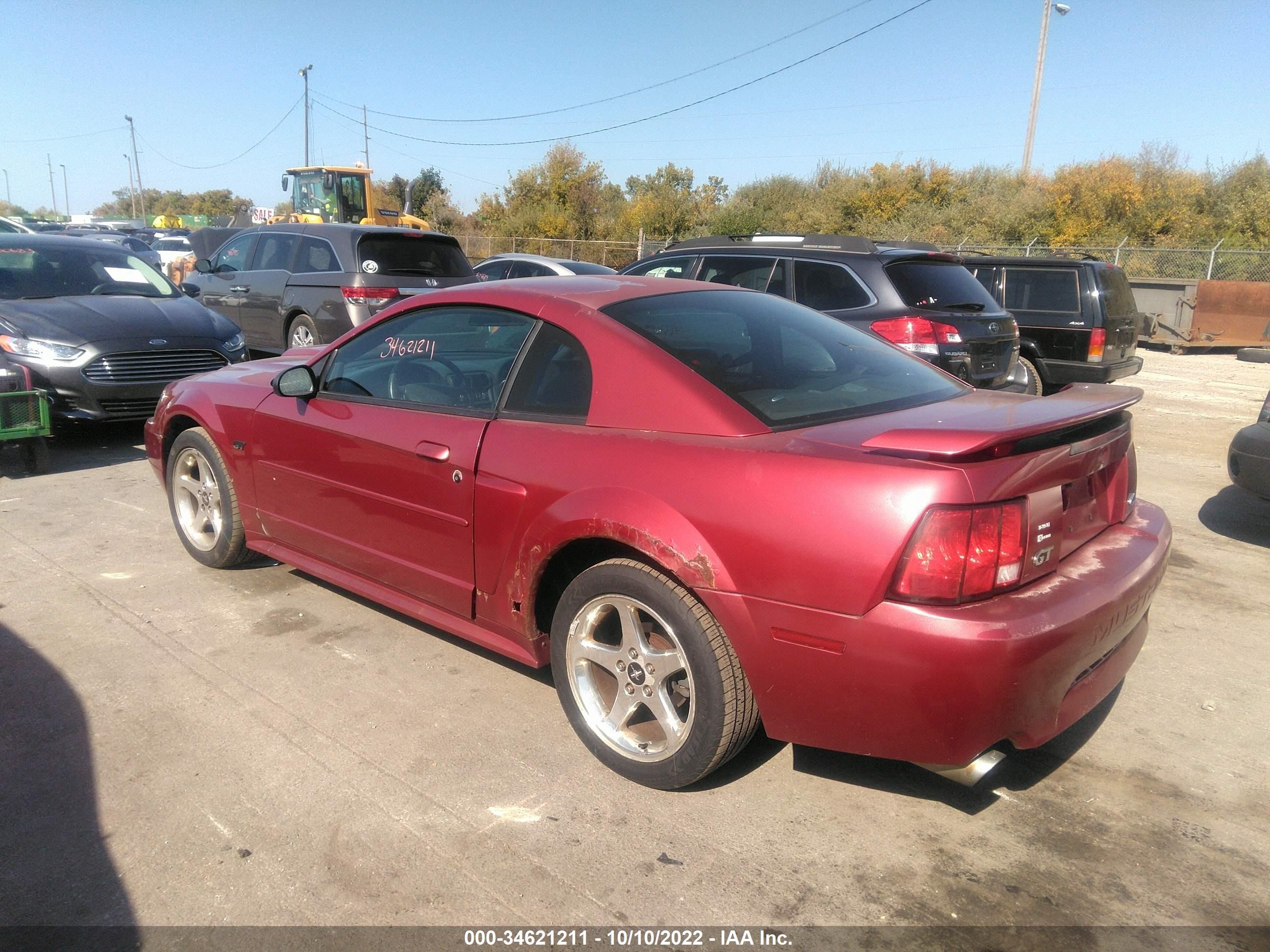 2003 FORD MUSTANG GT DELUXE VIN: 1FAFP42X83F394832