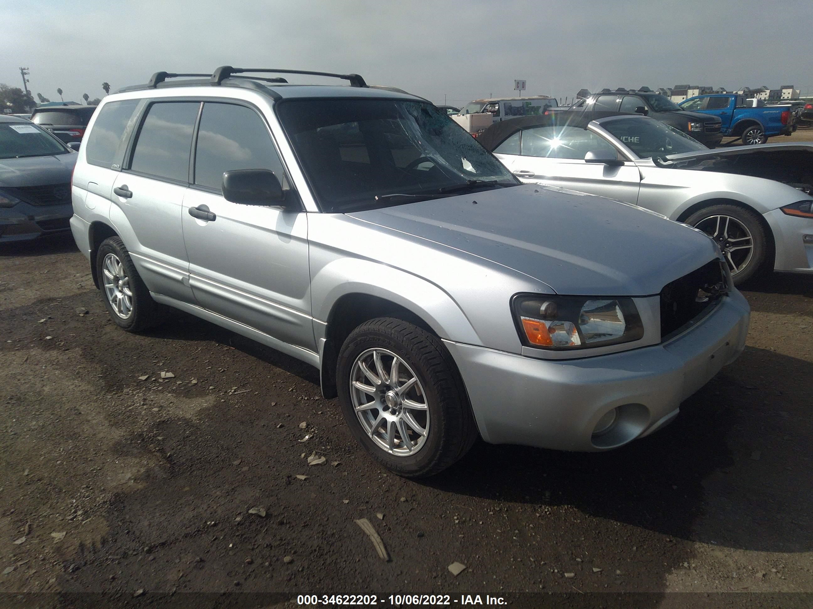 2004 SUBARU FORESTER XS VIN: JF1SG65614H737239