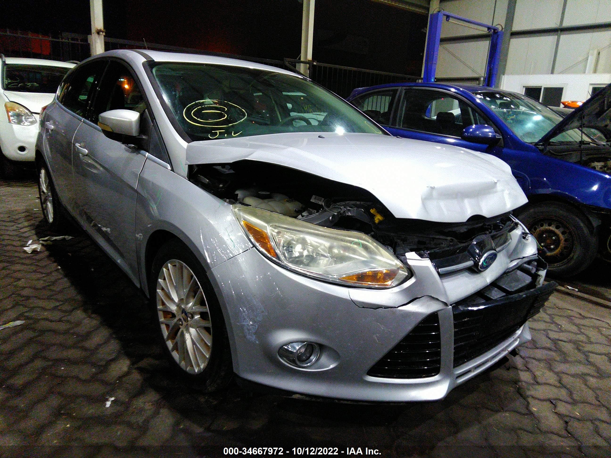 2012 FORD FOCUS SEL VIN: 00AHP3M21CL339550