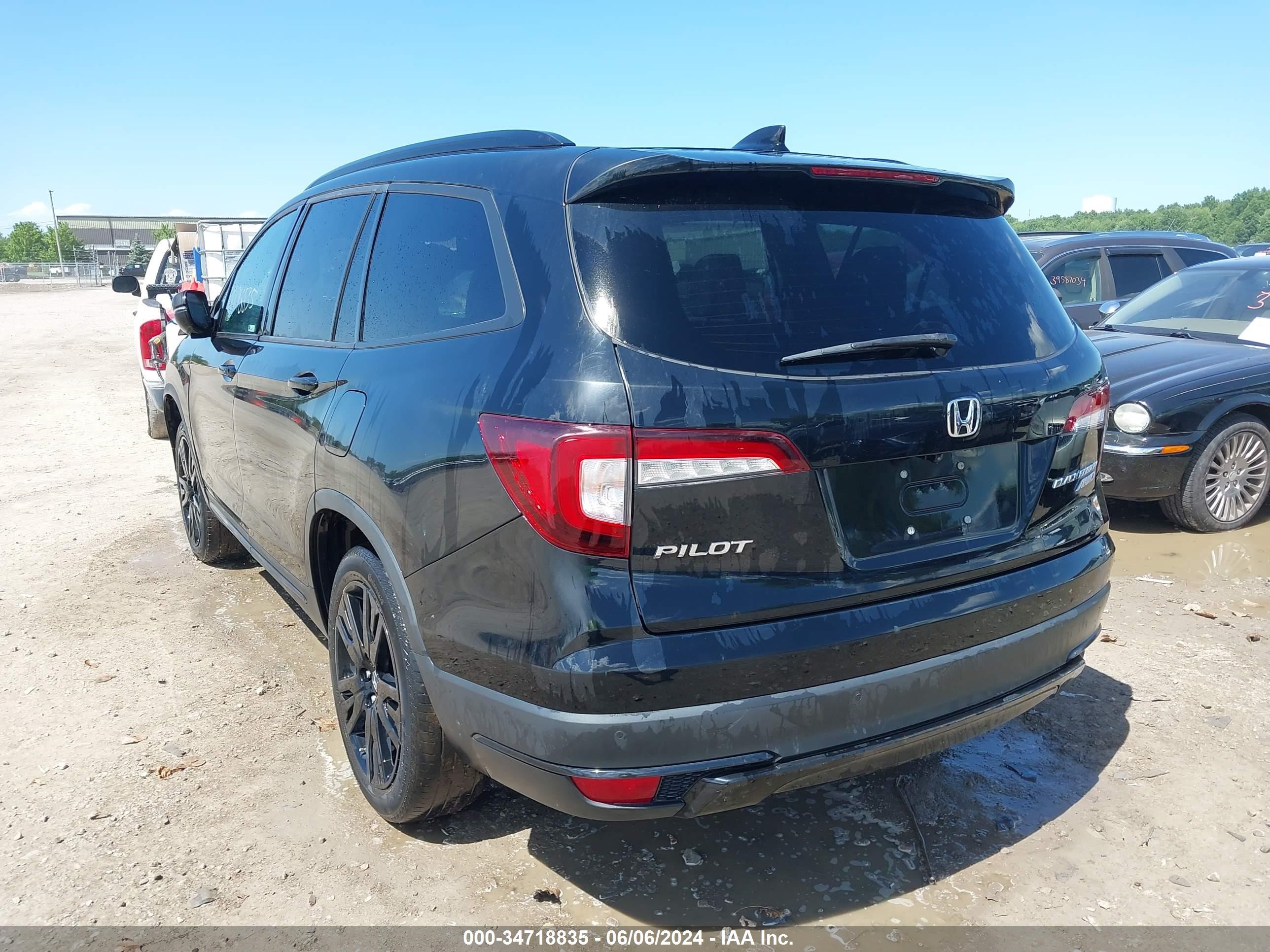 2020 Honda Pilot Awd Black Edition vin: 5FNYF6H7XLB049833