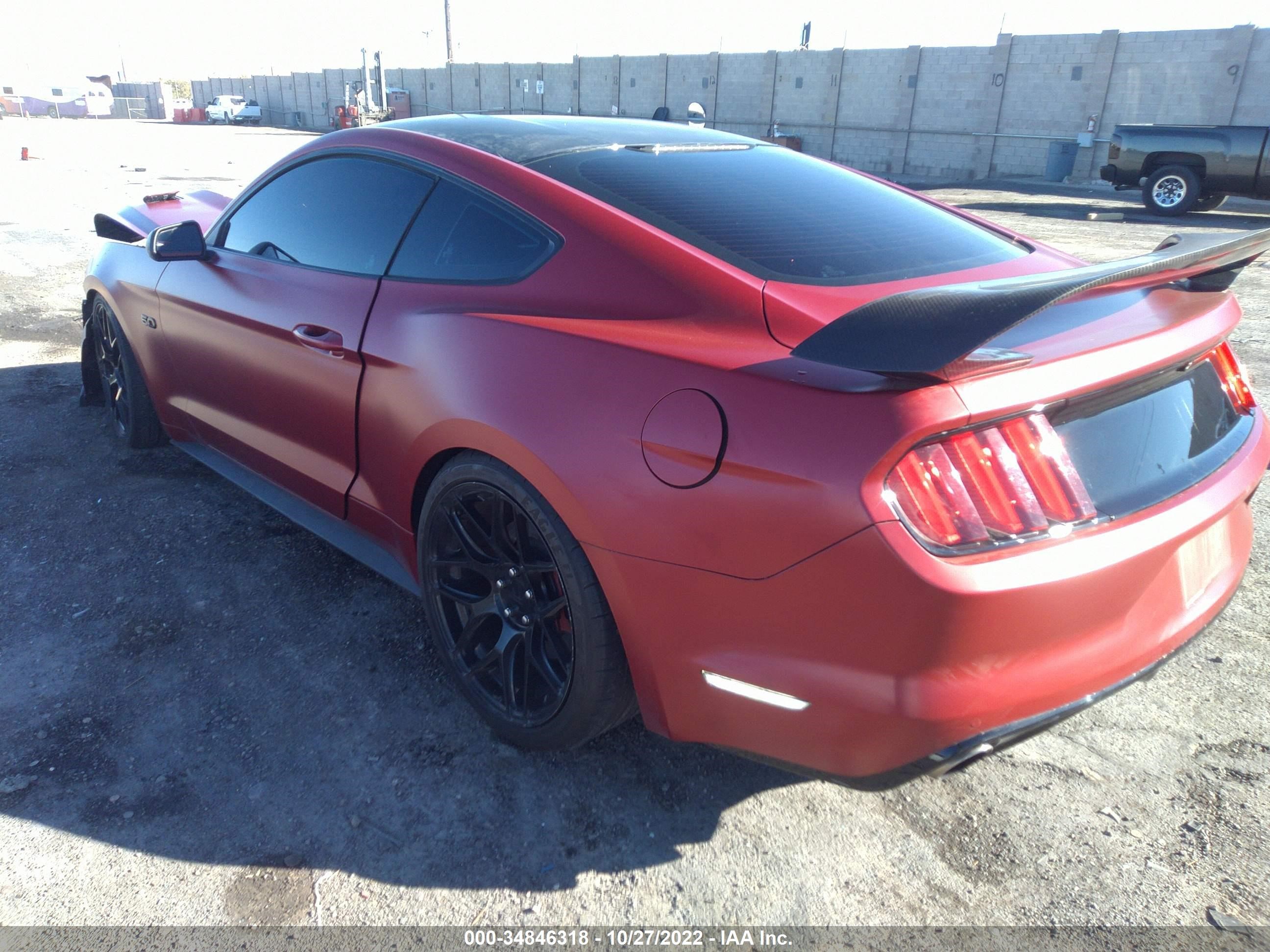 2015 Ford Mustang Gt vin: 1FA6P8CF9F5306345