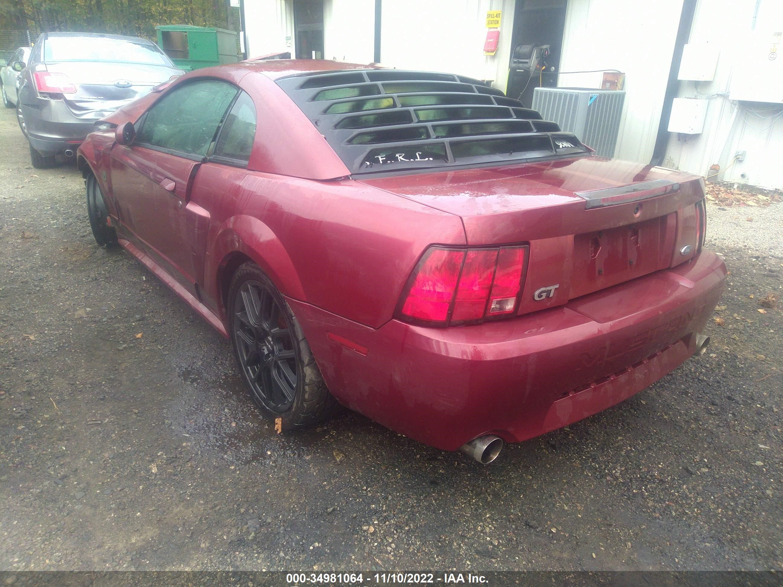 2004 FORD MUSTANG GT VIN: 1FAFP42X84F132178
