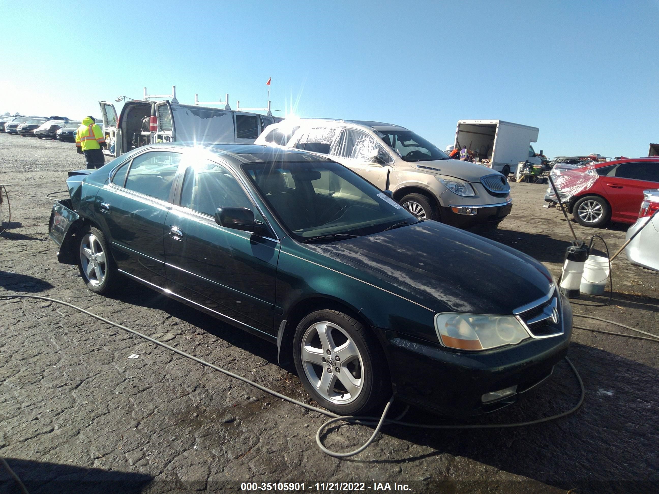 2002 ACURA TL TYPE S VIN: 19UUA56892A010162