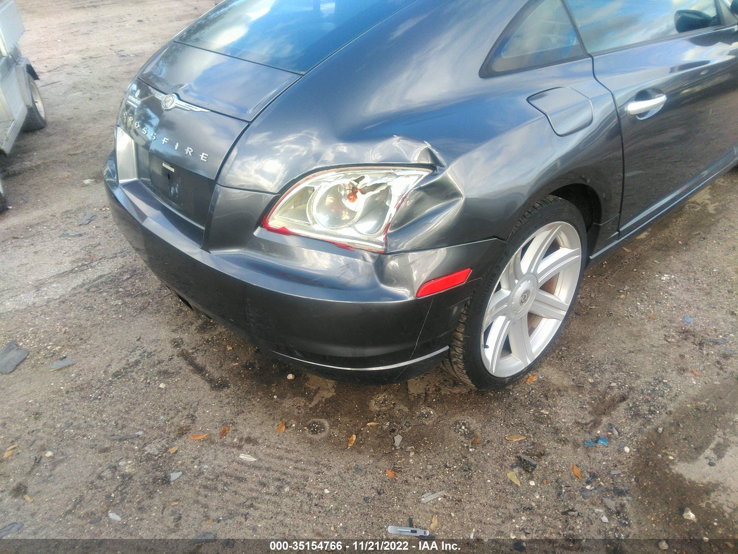2005 CHRYSLER CROSSFIRE LIMITED VIN: 1C3AN69L55X049624