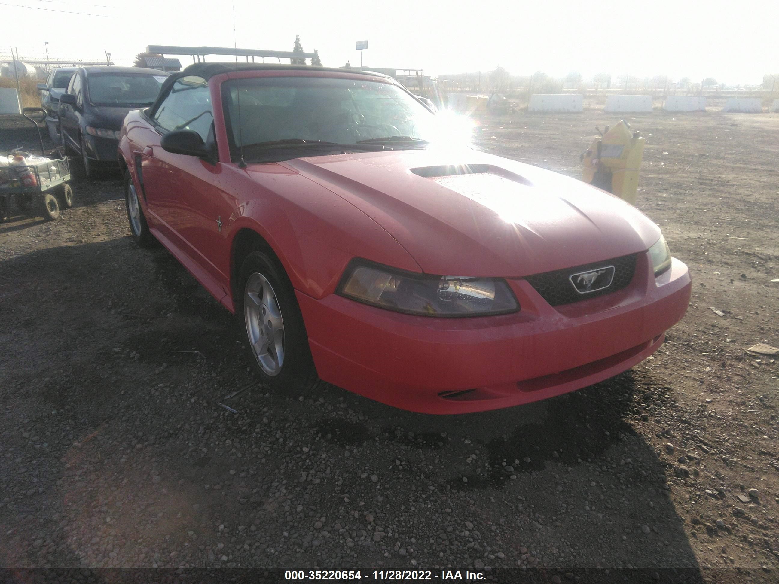 2002 FORD MUSTANG DELUXE/PREMIUM VIN: 1FAFP44462F103455