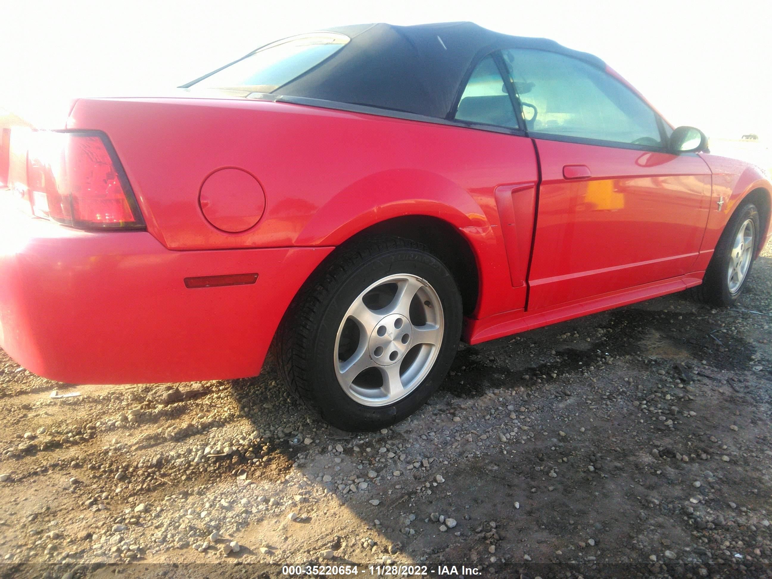 2002 FORD MUSTANG DELUXE/PREMIUM VIN: 1FAFP44462F103455