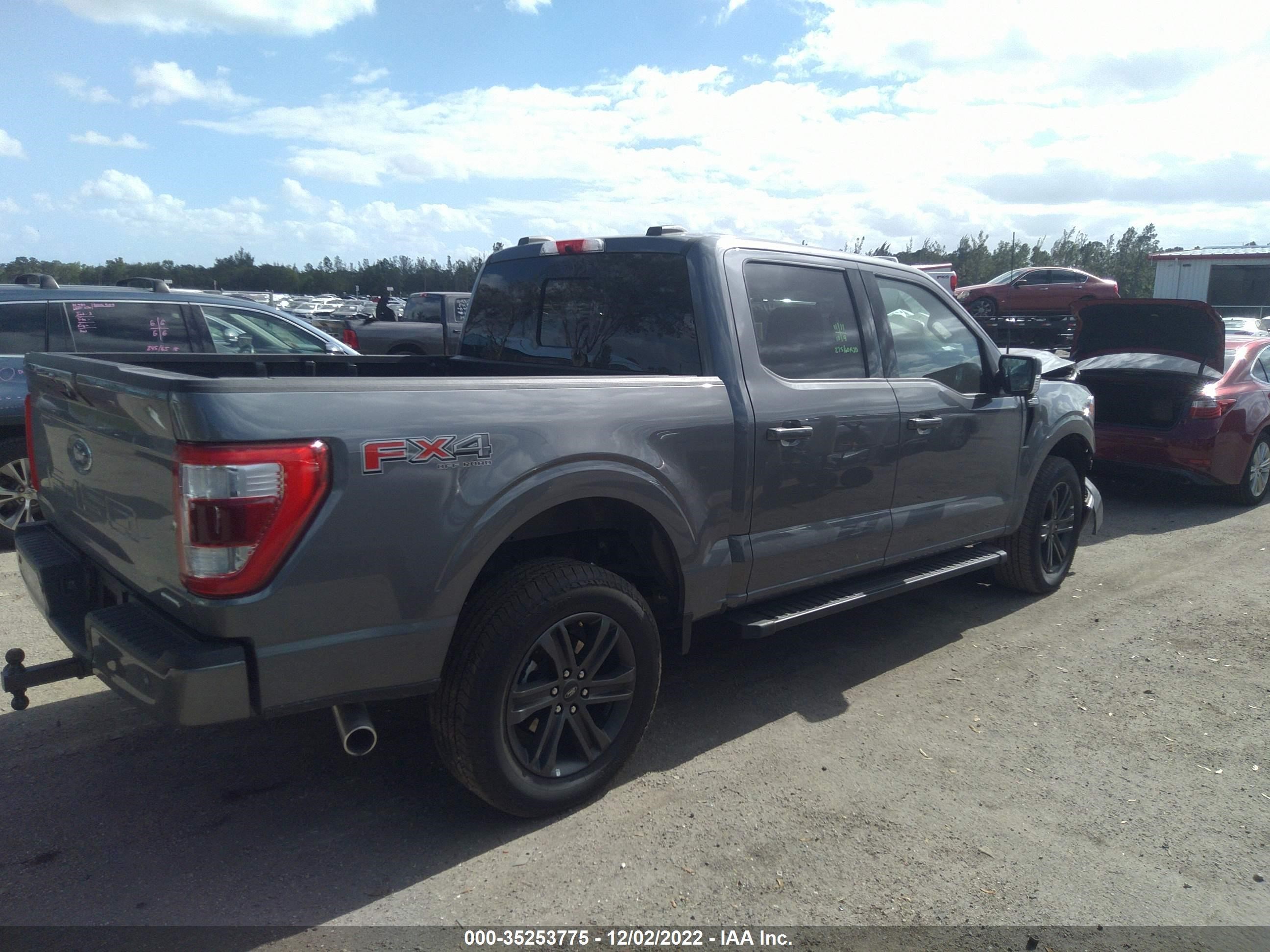 2022 Ford F-150 Lariat vin: 1FTFW1E82NFB26779