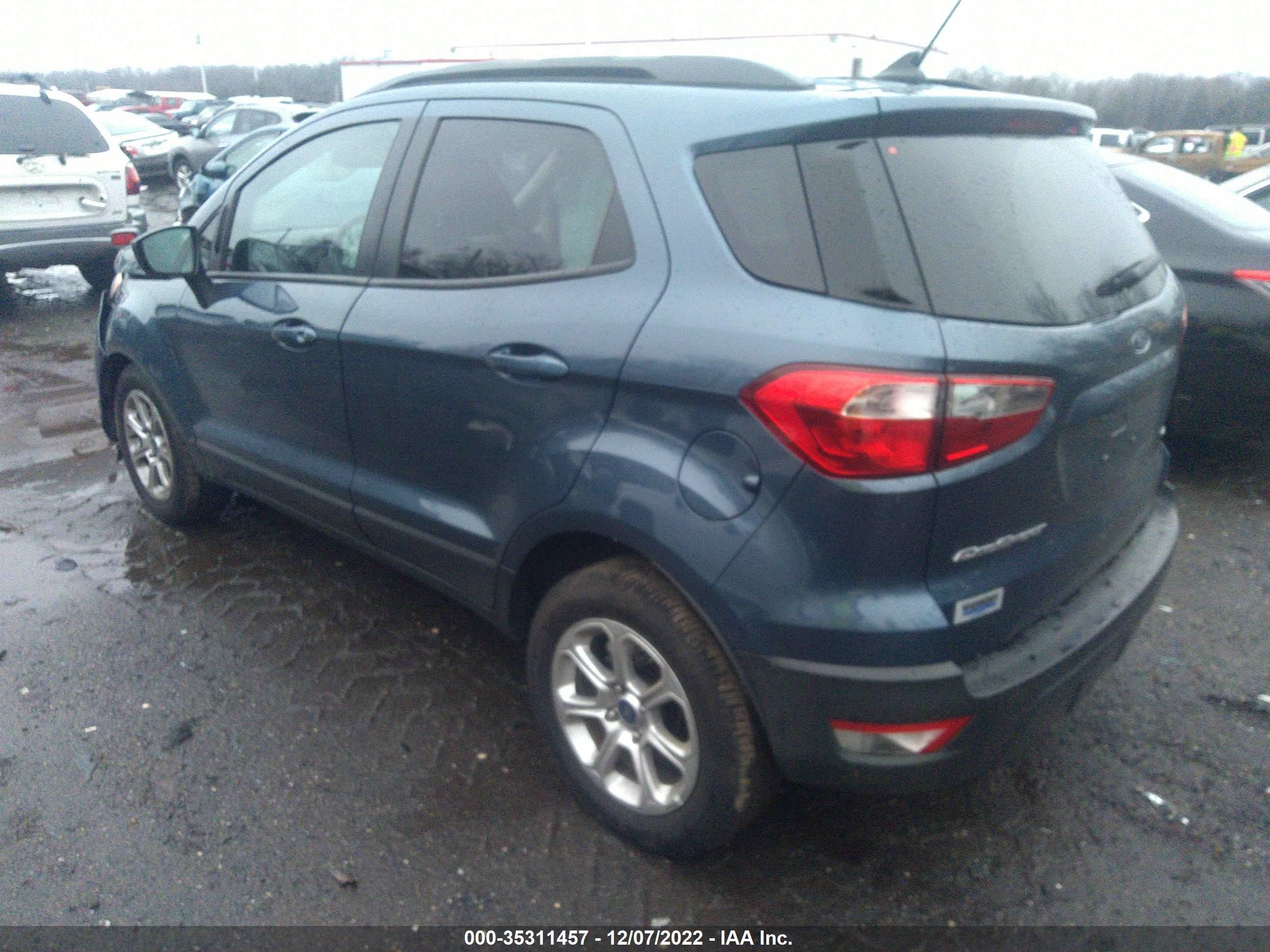 2021 Ford Ecosport Se vin: MAJ3S2GE5MC436826