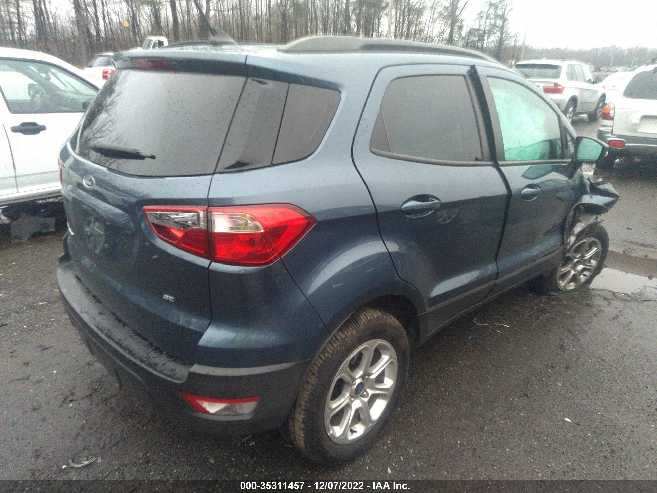 2021 Ford Ecosport Se vin: MAJ3S2GE5MC436826