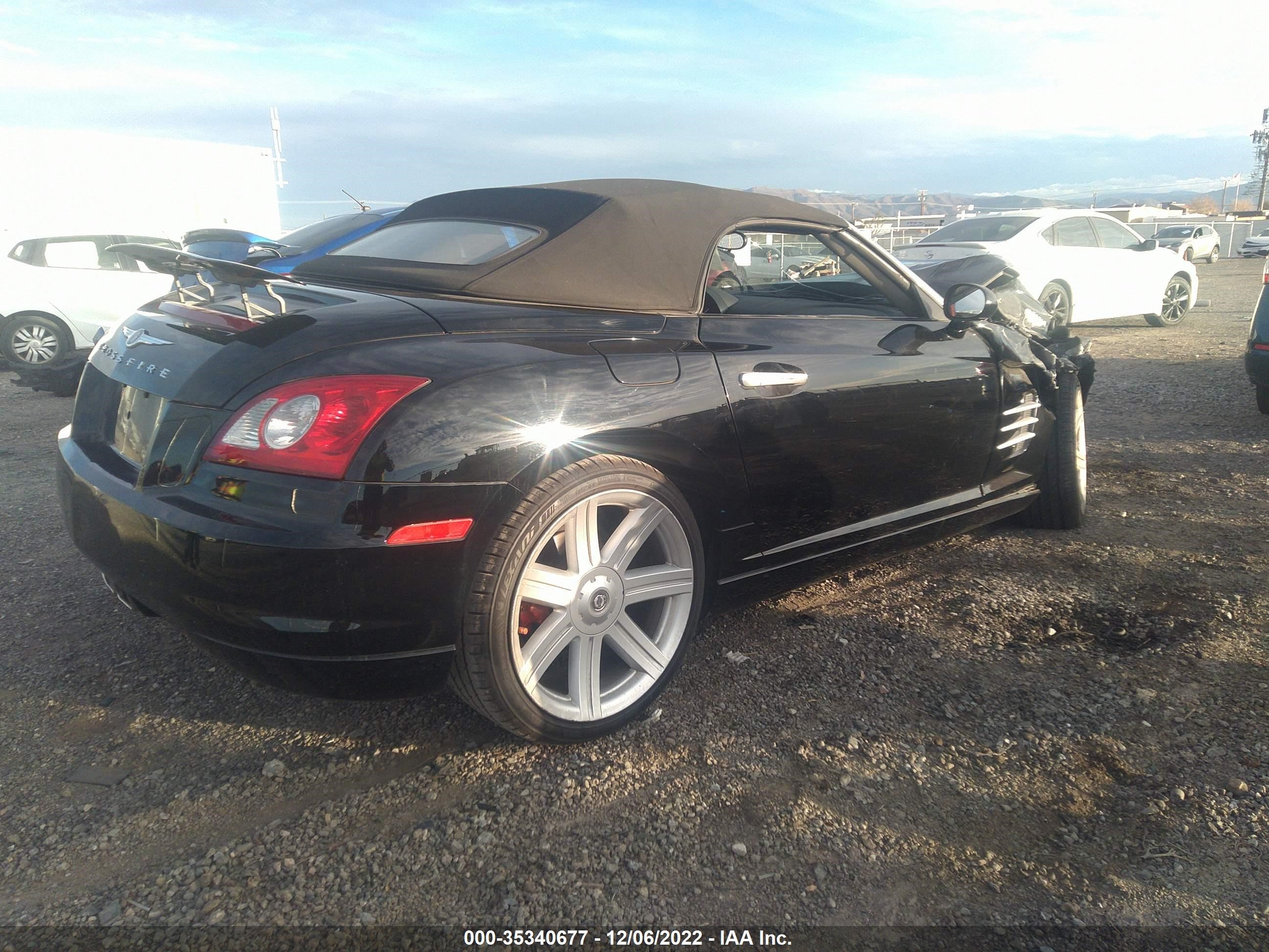 2006 CHRYSLER CROSSFIRE LIMITED VIN: 1C3AN65L36X065196