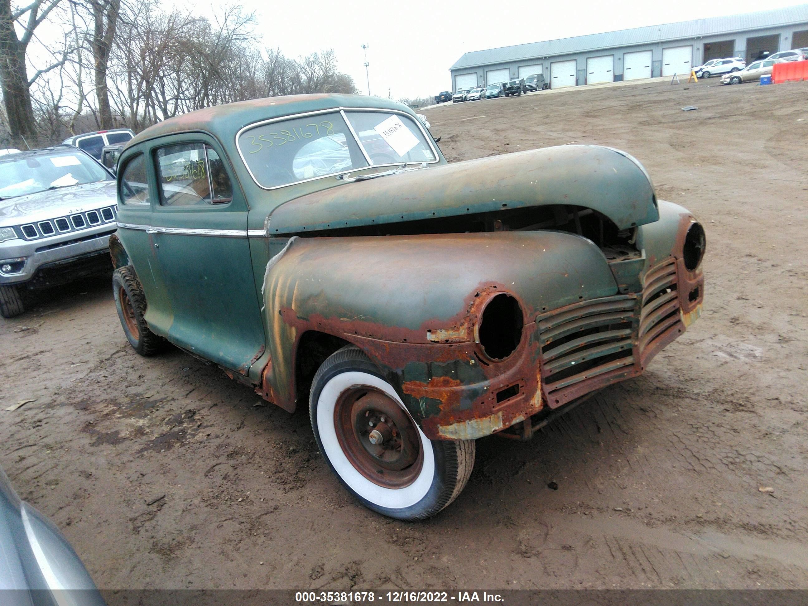 1948 PLYMOUTH 2 DOOR COUPE VIN: 0000000012013840