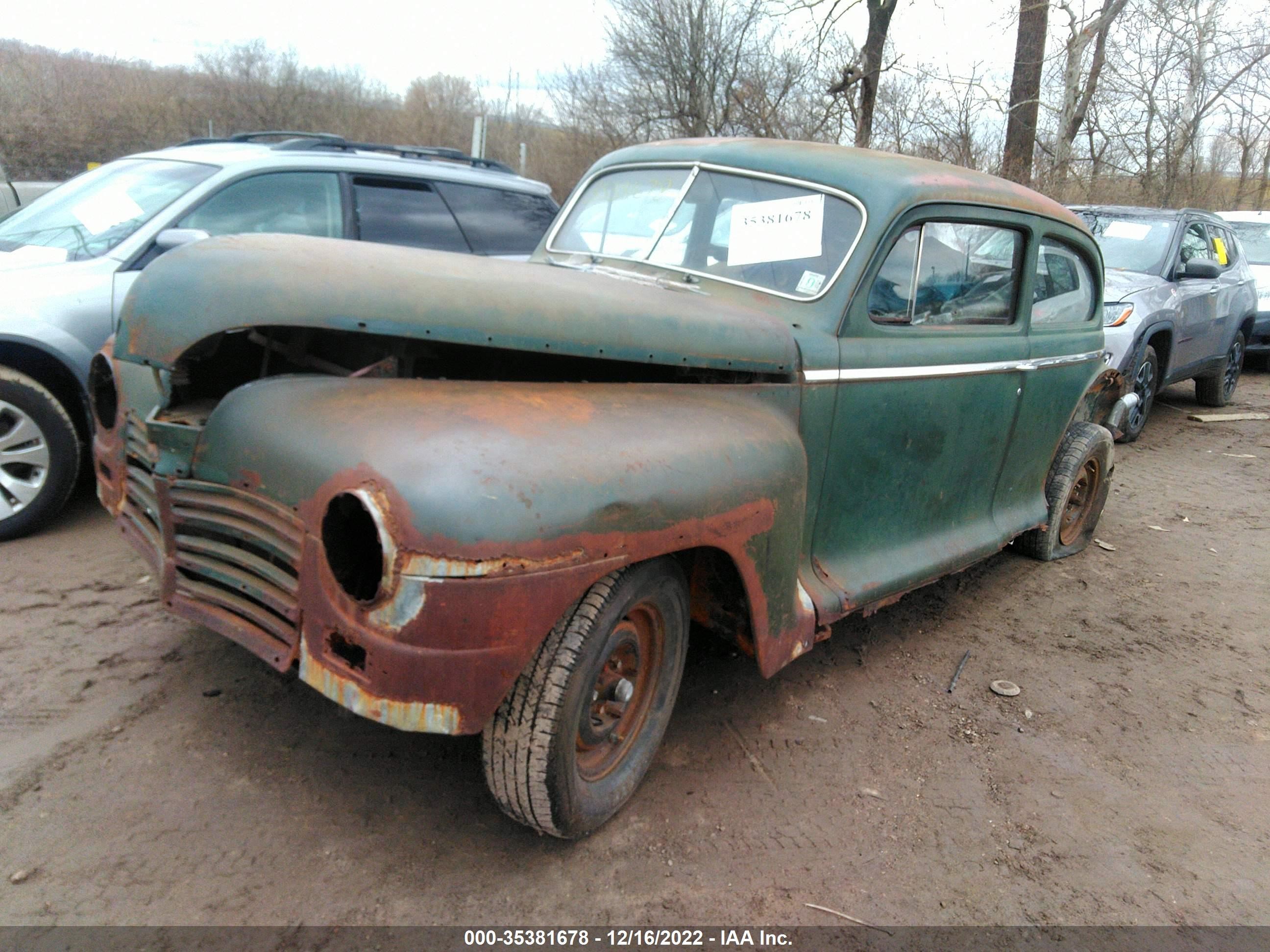 1948 PLYMOUTH 2 DOOR COUPE VIN: 0000000012013840