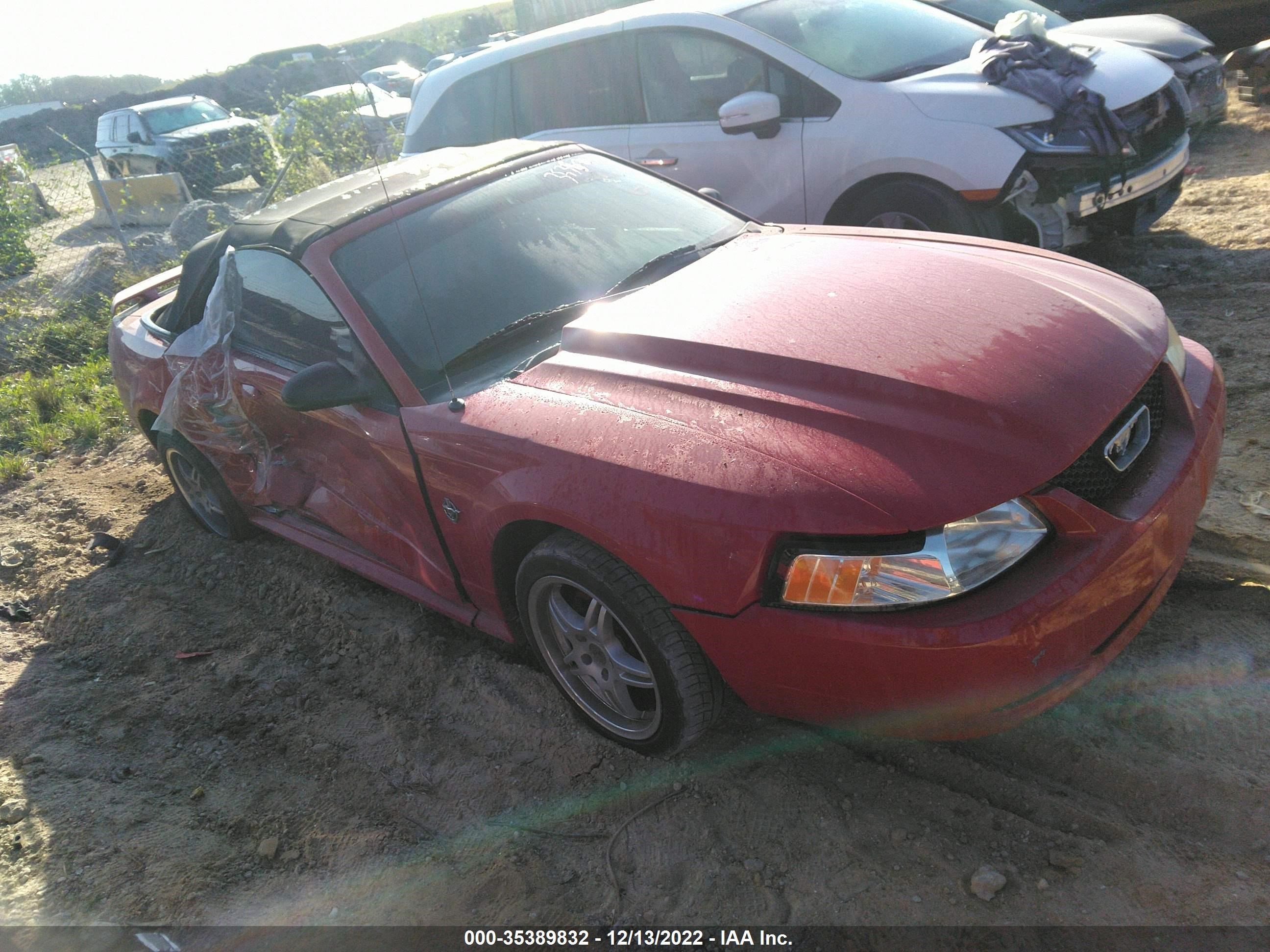 2002 FORD MUSTANG DELUXE/PREMIUM VIN: 1FAFP444X2F175386