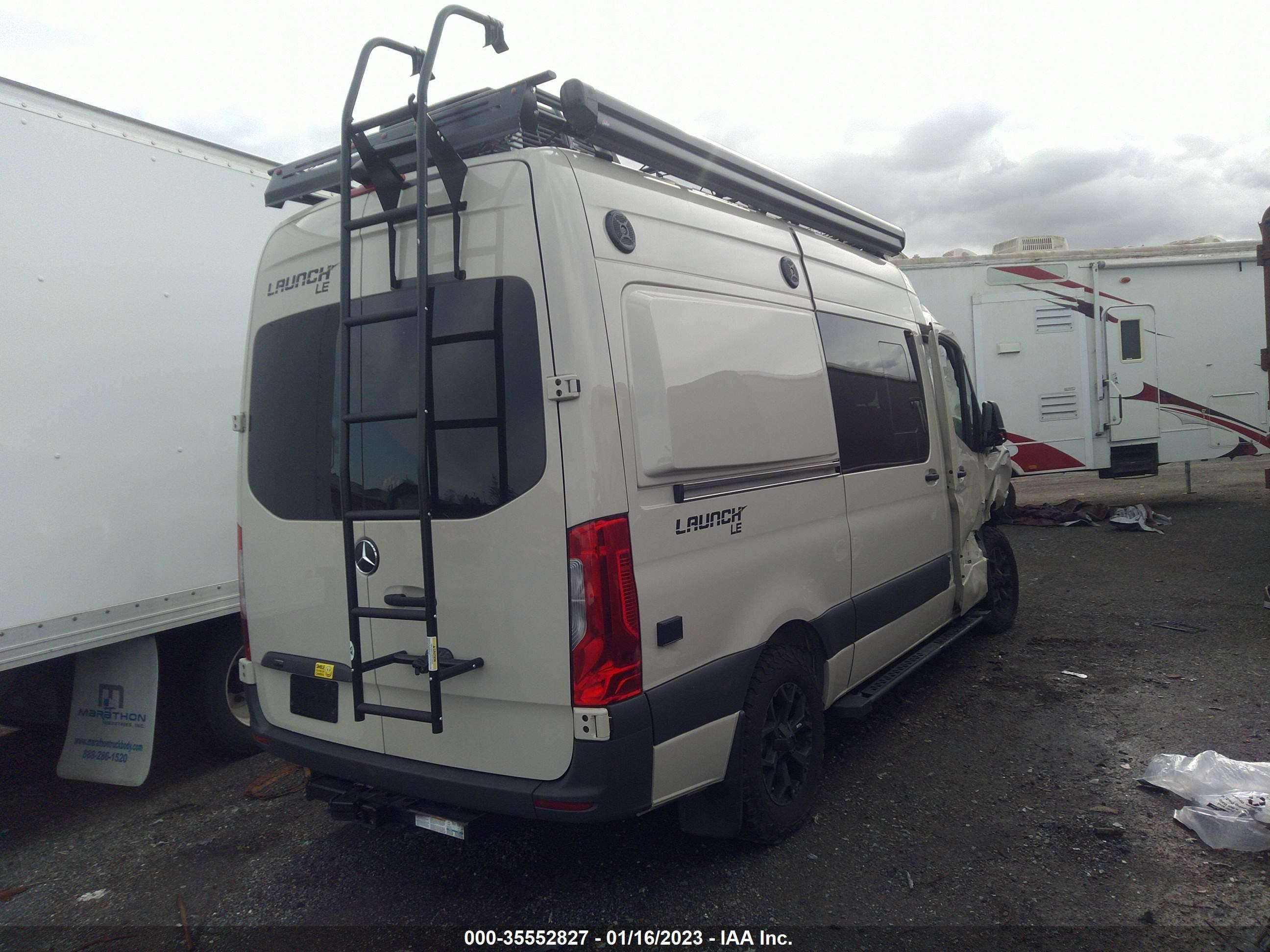 2022 Mercedes-Benz Sprinter 2500 Standard Roof V6 vin: W1W4EBHY5MT080932