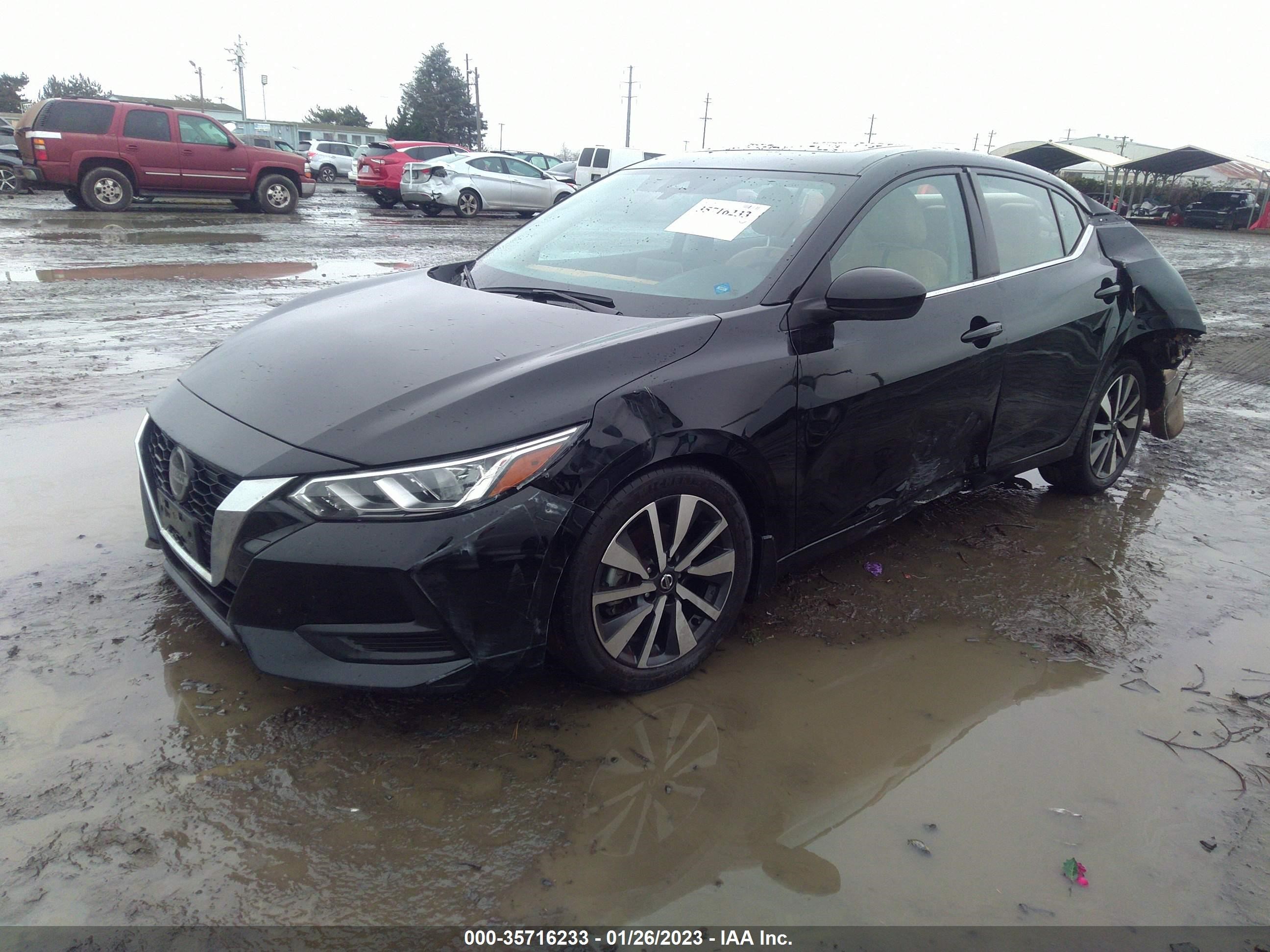 2021 Nissan Sentra Sv vin: 3N1AB8CV9MY229599