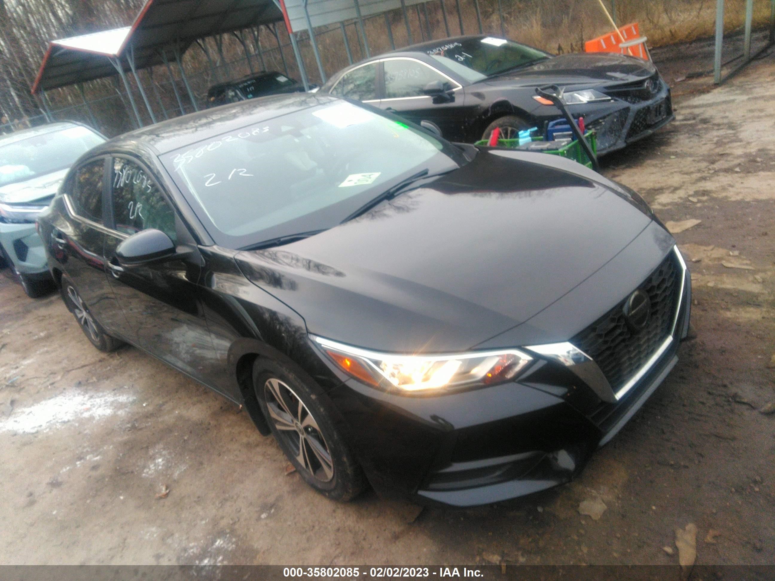 2020 Nissan Sentra Sv Xtronic Cvt vin: 3N1AB8CV6LY257410