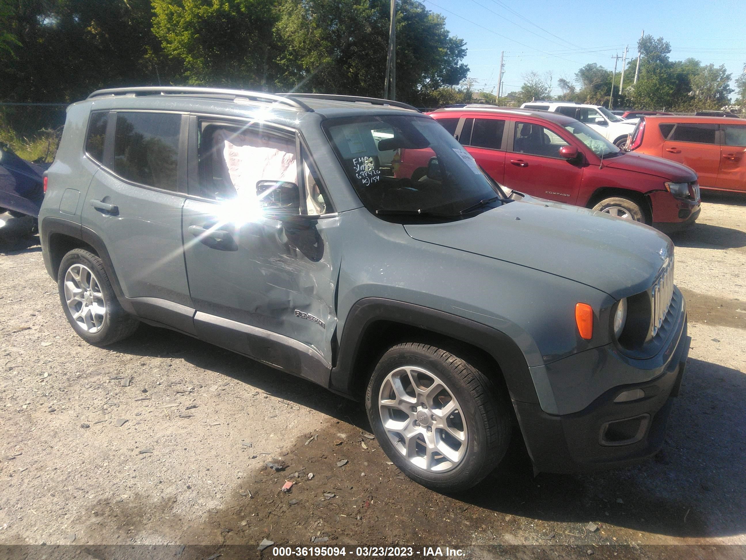 2018 Jeep Renegade Latitude Fwd vin: ZACCJABB5JPJ24465