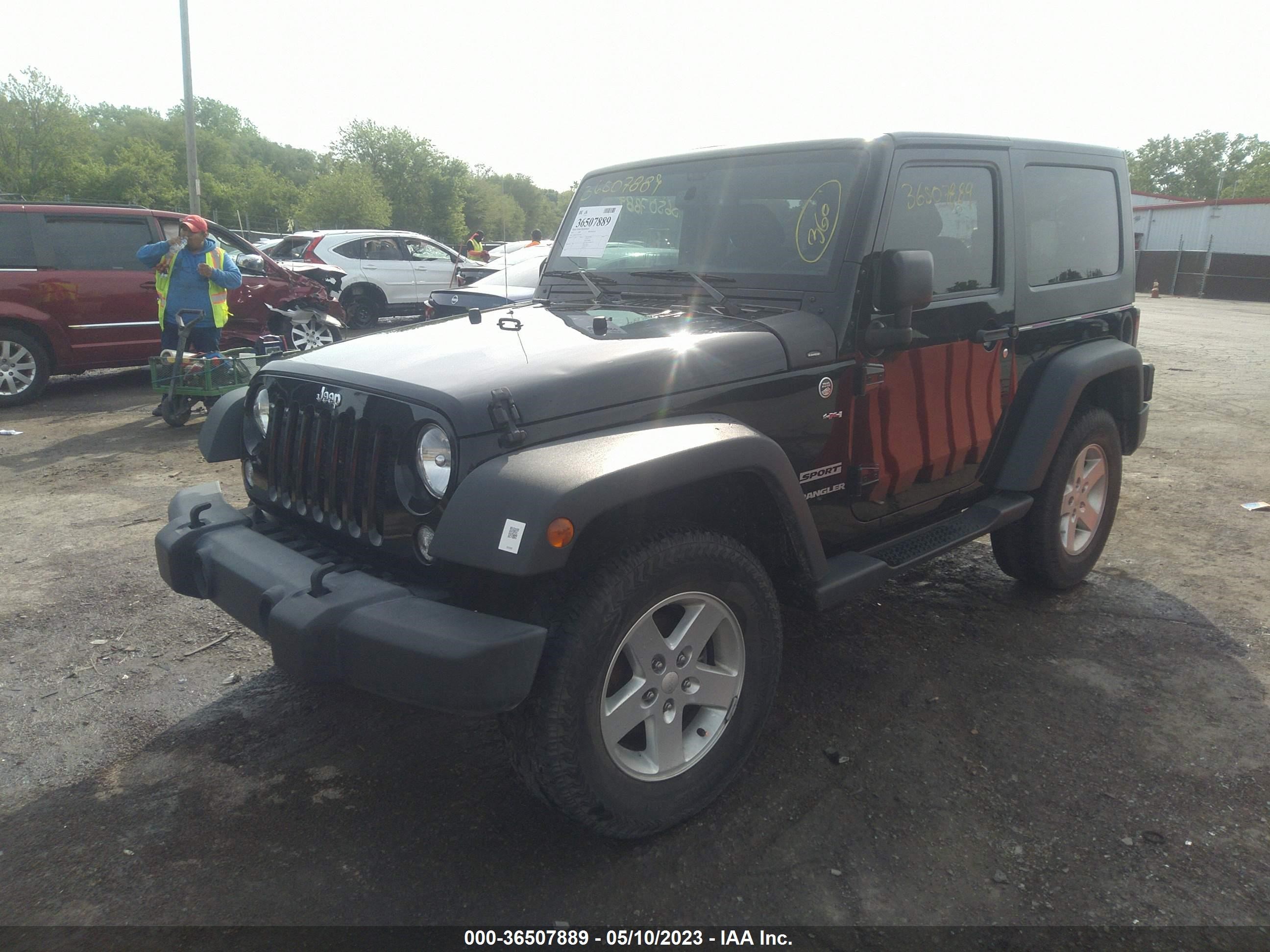 2015 Jeep Wrangler Sport vin: 1C4AJWAGXFL679945