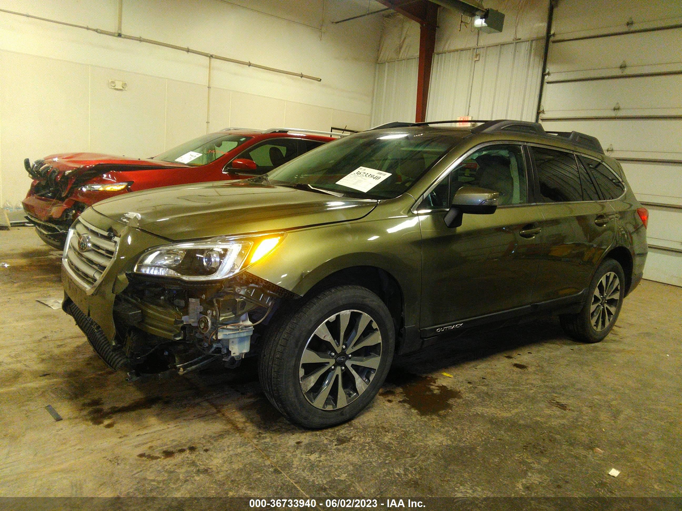 2015 Subaru Outback 2.5I Limited vin: 4S4BSANC8F3343041