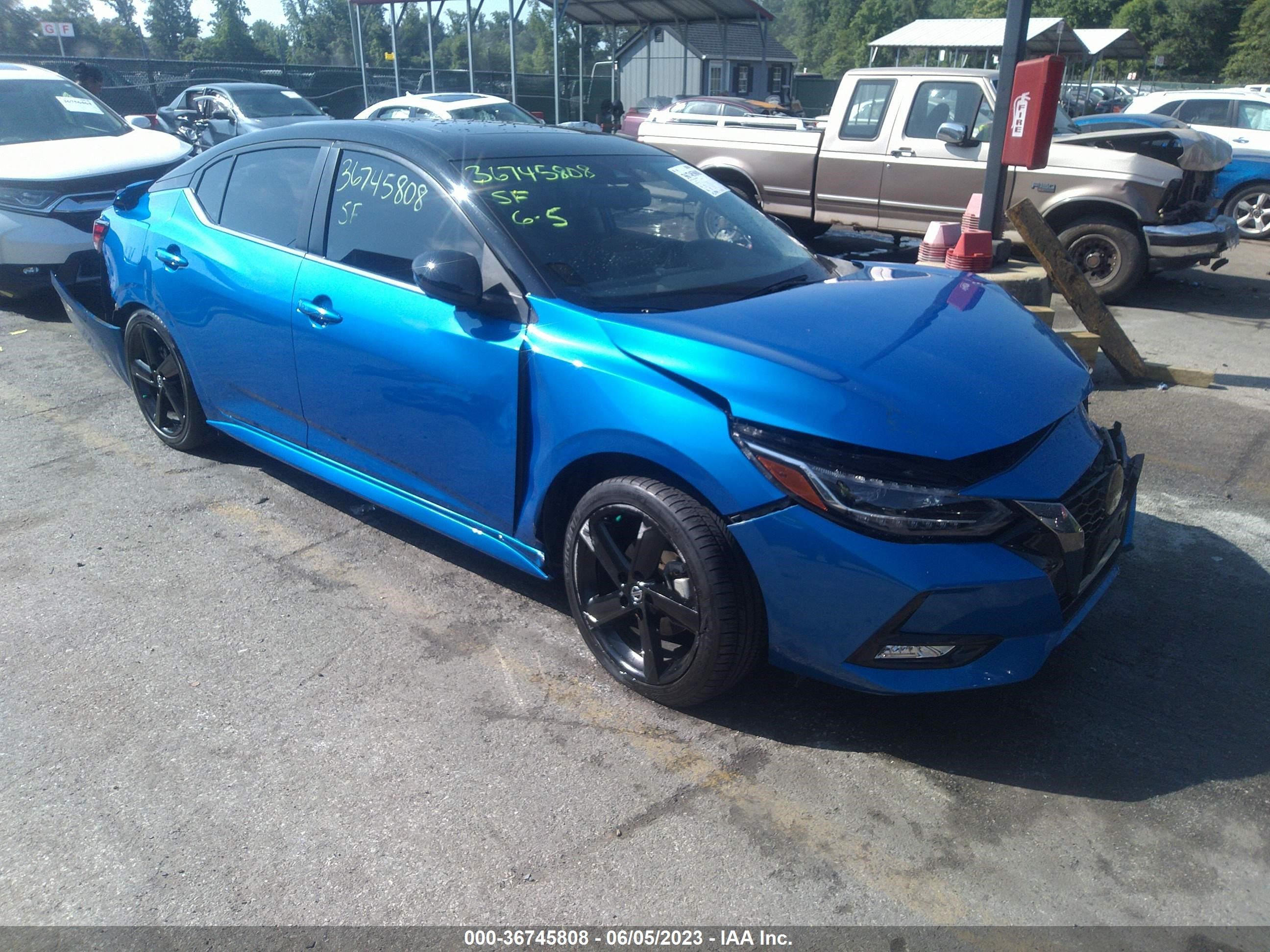 2021 Nissan Sentra Sr Xtronic Cvt vin: 3N1AB8DV4MY227449