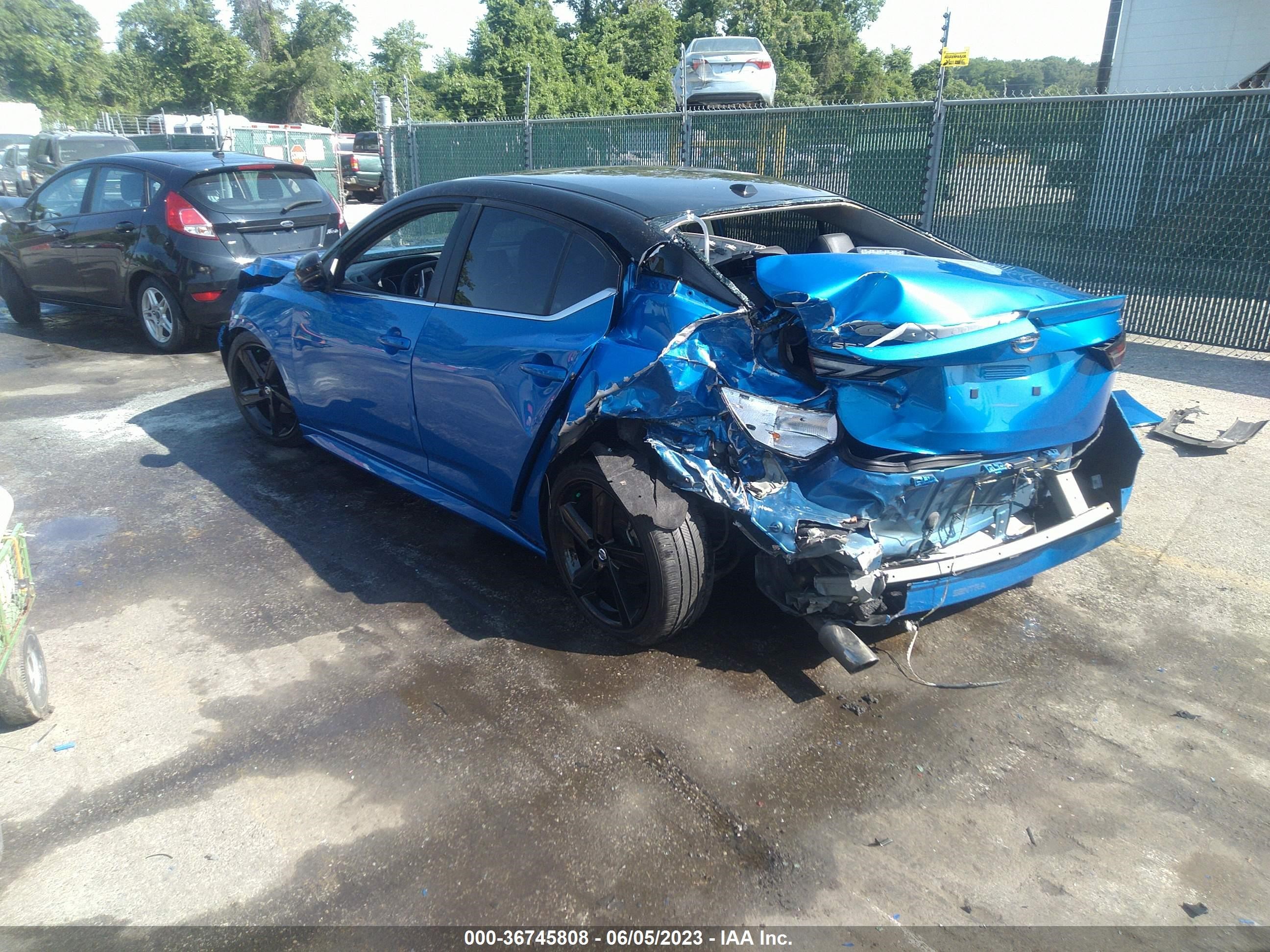 2021 Nissan Sentra Sr Xtronic Cvt vin: 3N1AB8DV4MY227449