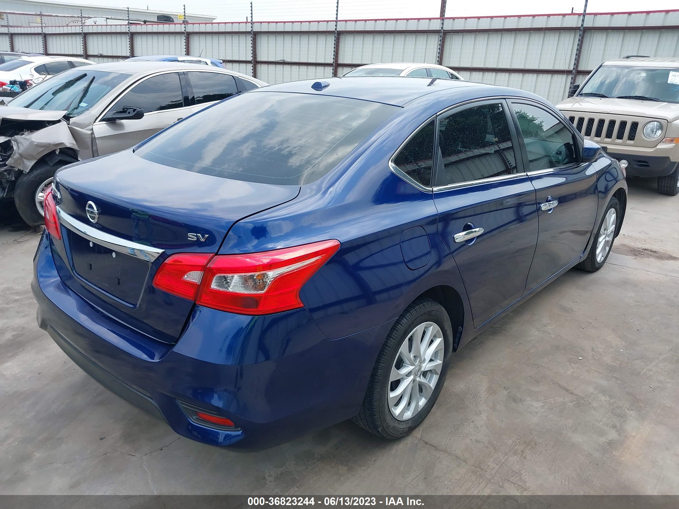 2018 Nissan Sentra Sv vin: 3N1AB7AP4JL647785