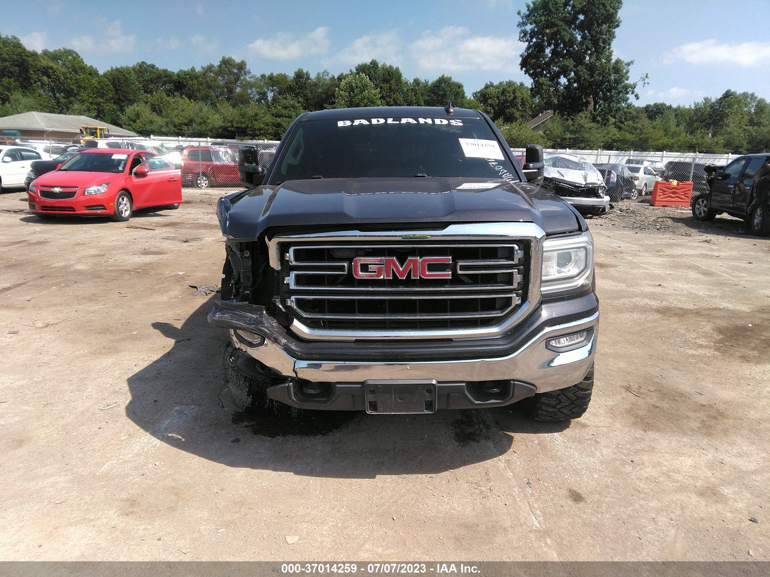 2016 GMC Sierra 1500 Sle vin: 1GTV2MEC8GZ294750