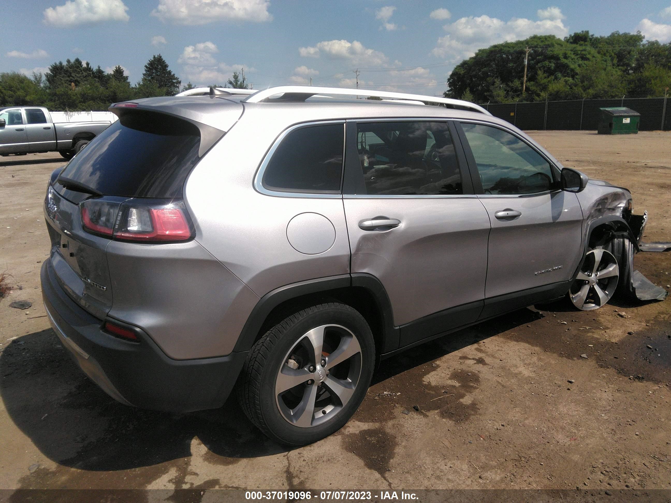 2020 Jeep Cherokee Limited Fwd vin: 1C4PJLDB7LD654385