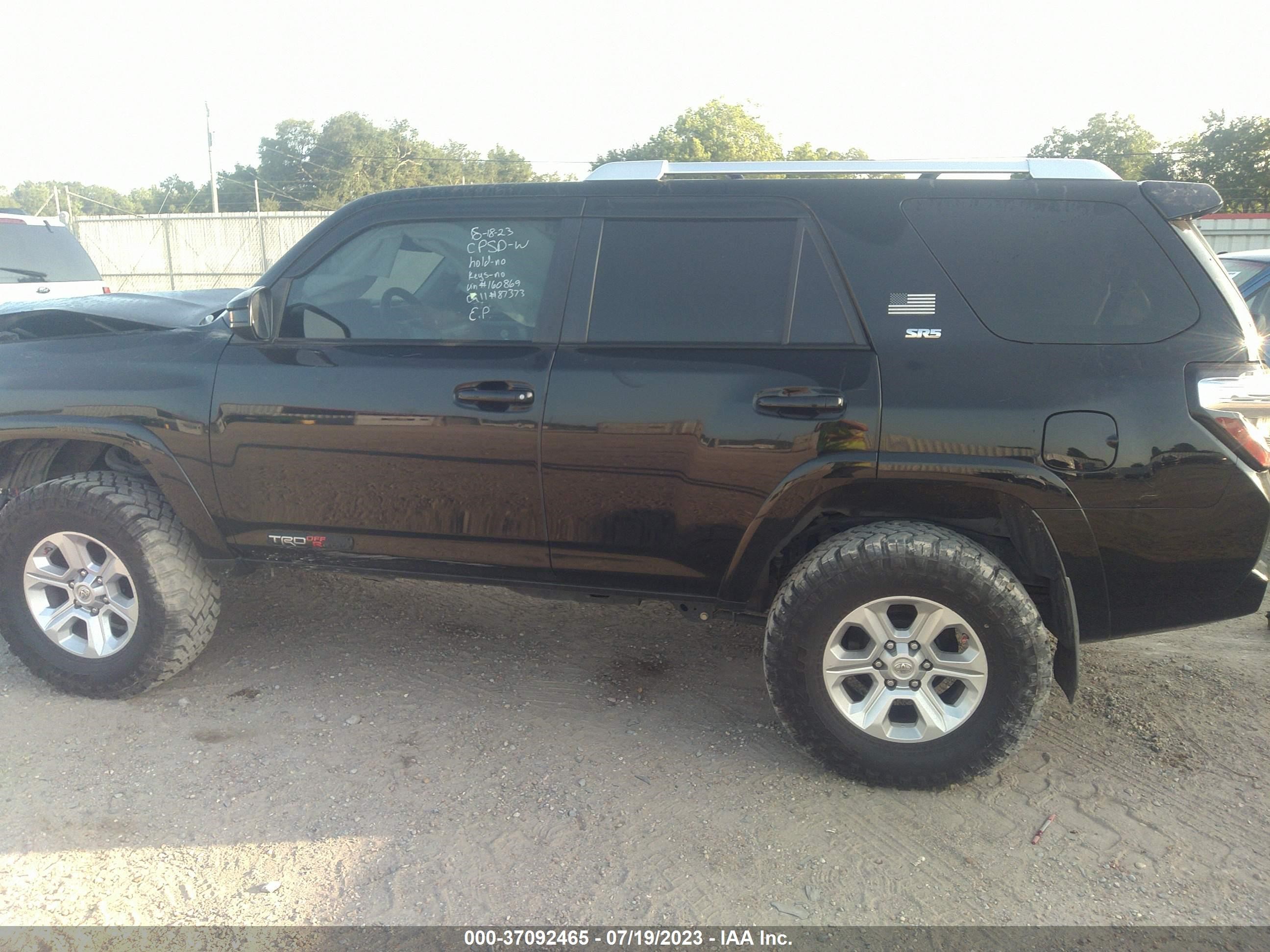 2017 Toyota 4Runner Sr5 vin: JTEZU5JRXH5160869