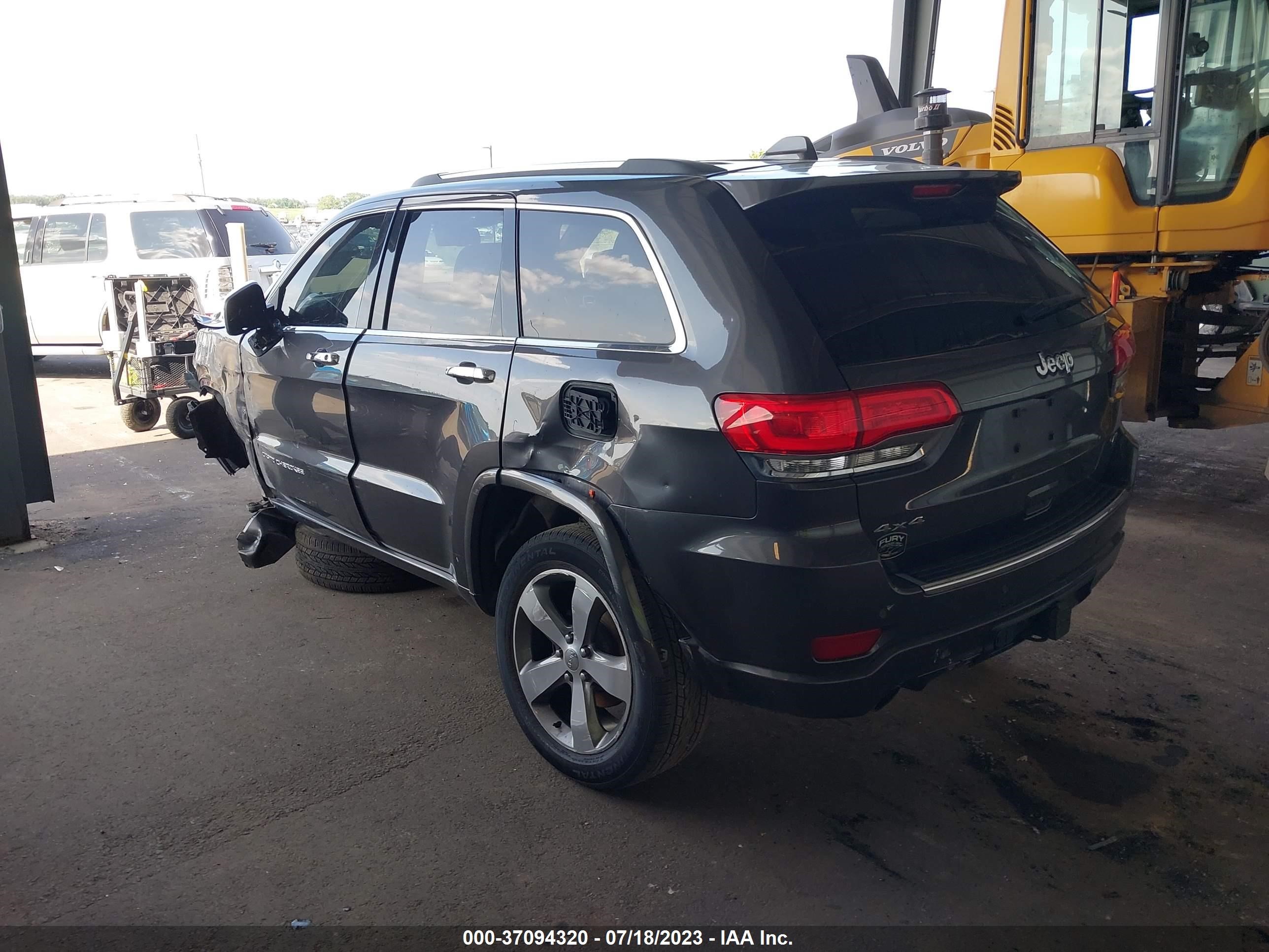 2016 Jeep Grand Cherokee Overland vin: 1C4RJFCG3GC490507