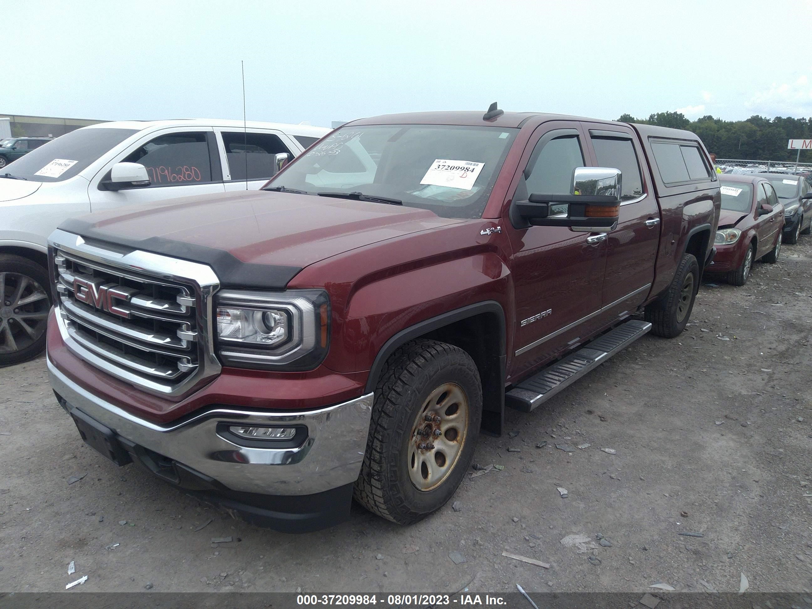 2017 GMC Sierra 1500 Slt vin: 3GTU2NECXHG231765