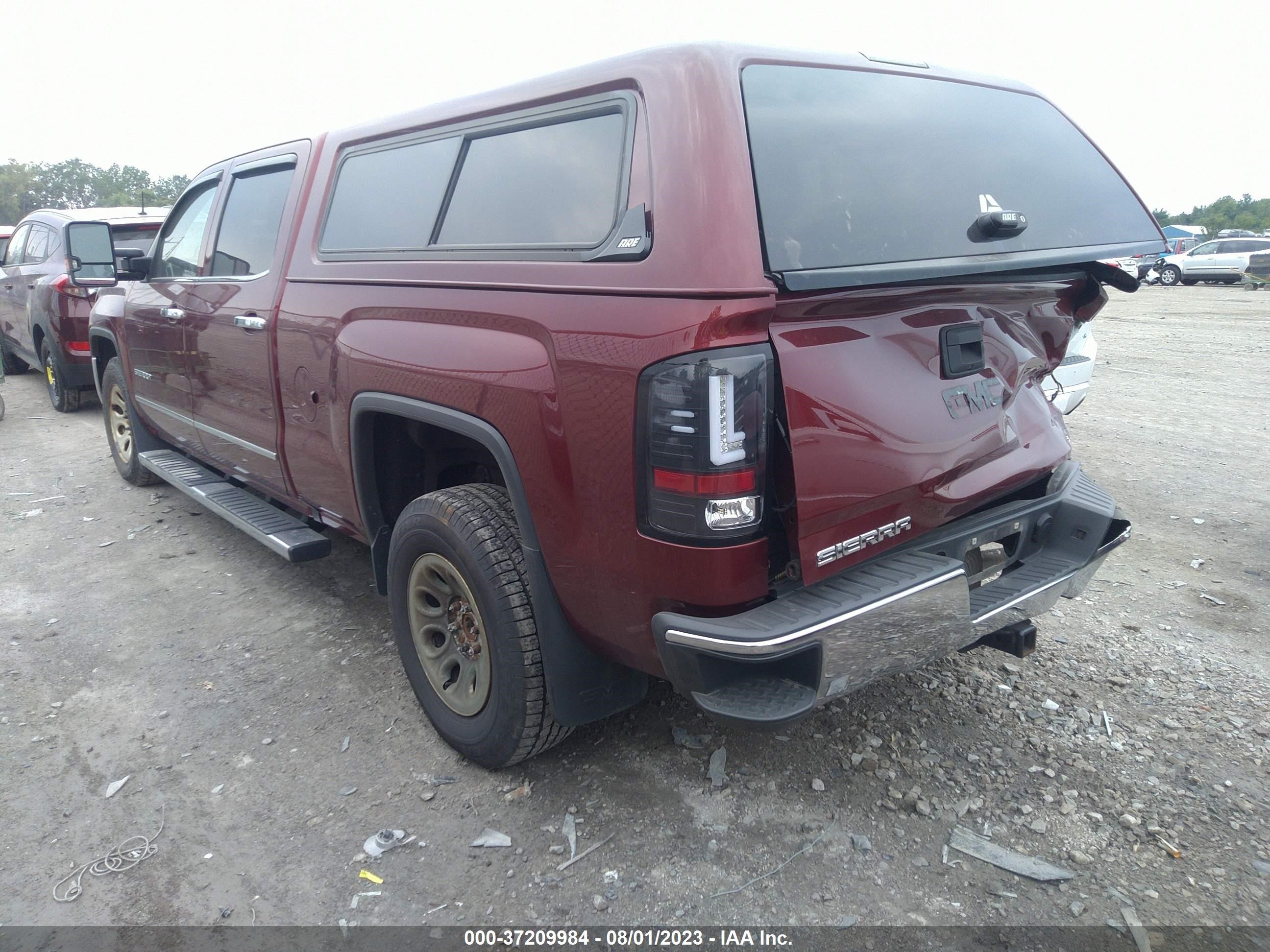 2017 GMC Sierra 1500 Slt vin: 3GTU2NECXHG231765