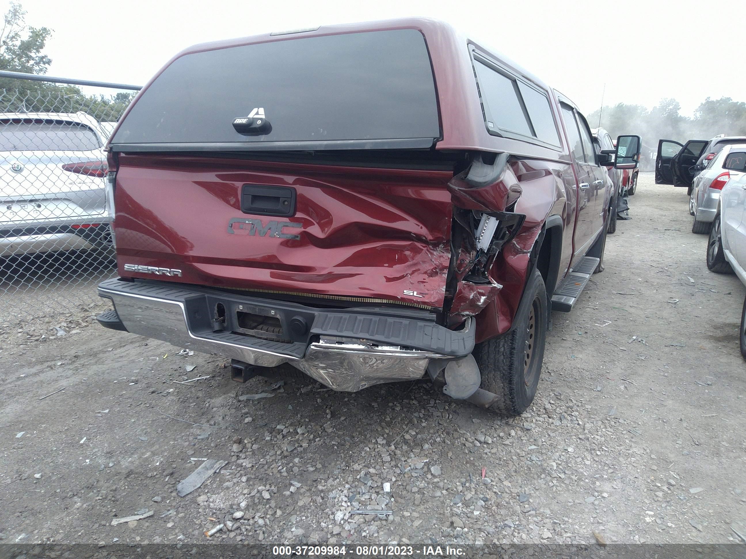 2017 GMC Sierra 1500 Slt vin: 3GTU2NECXHG231765