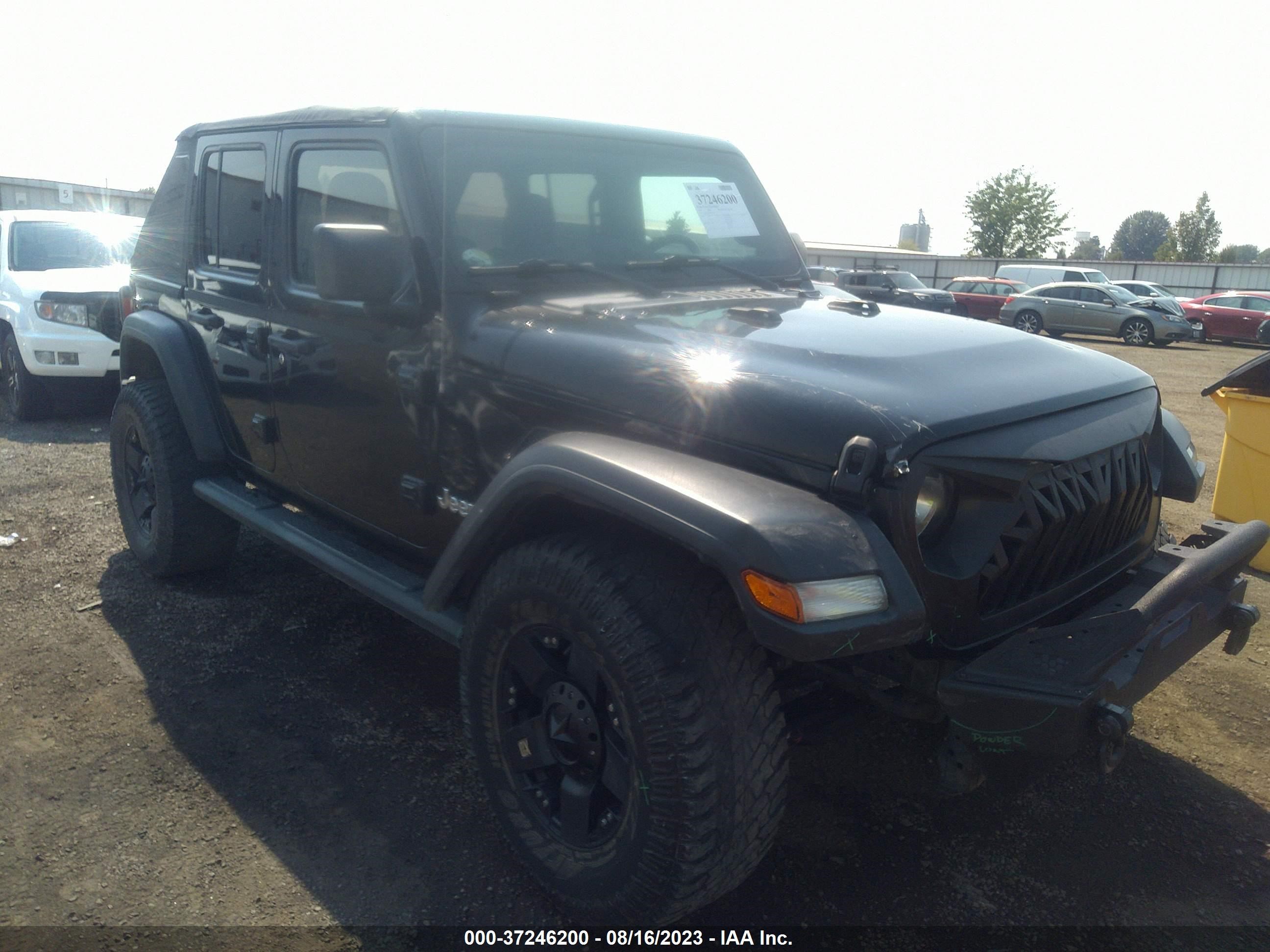 2019 Jeep Wrangler Unlimited Sport S 4X4 vin: 1C4HJXDG0KW633727