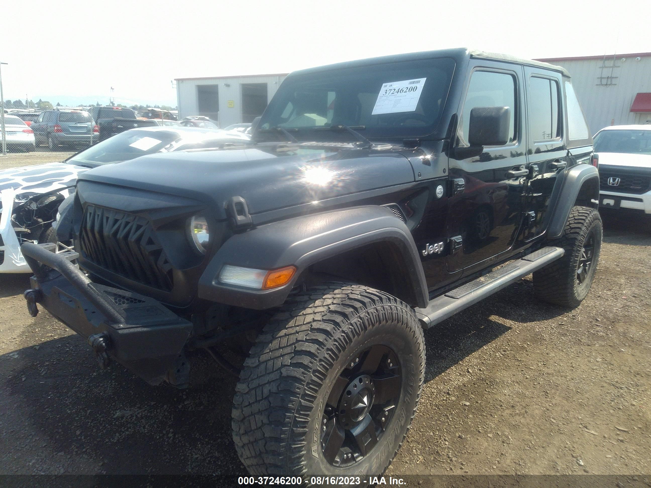 2019 Jeep Wrangler Unlimited Sport S 4X4 vin: 1C4HJXDG0KW633727