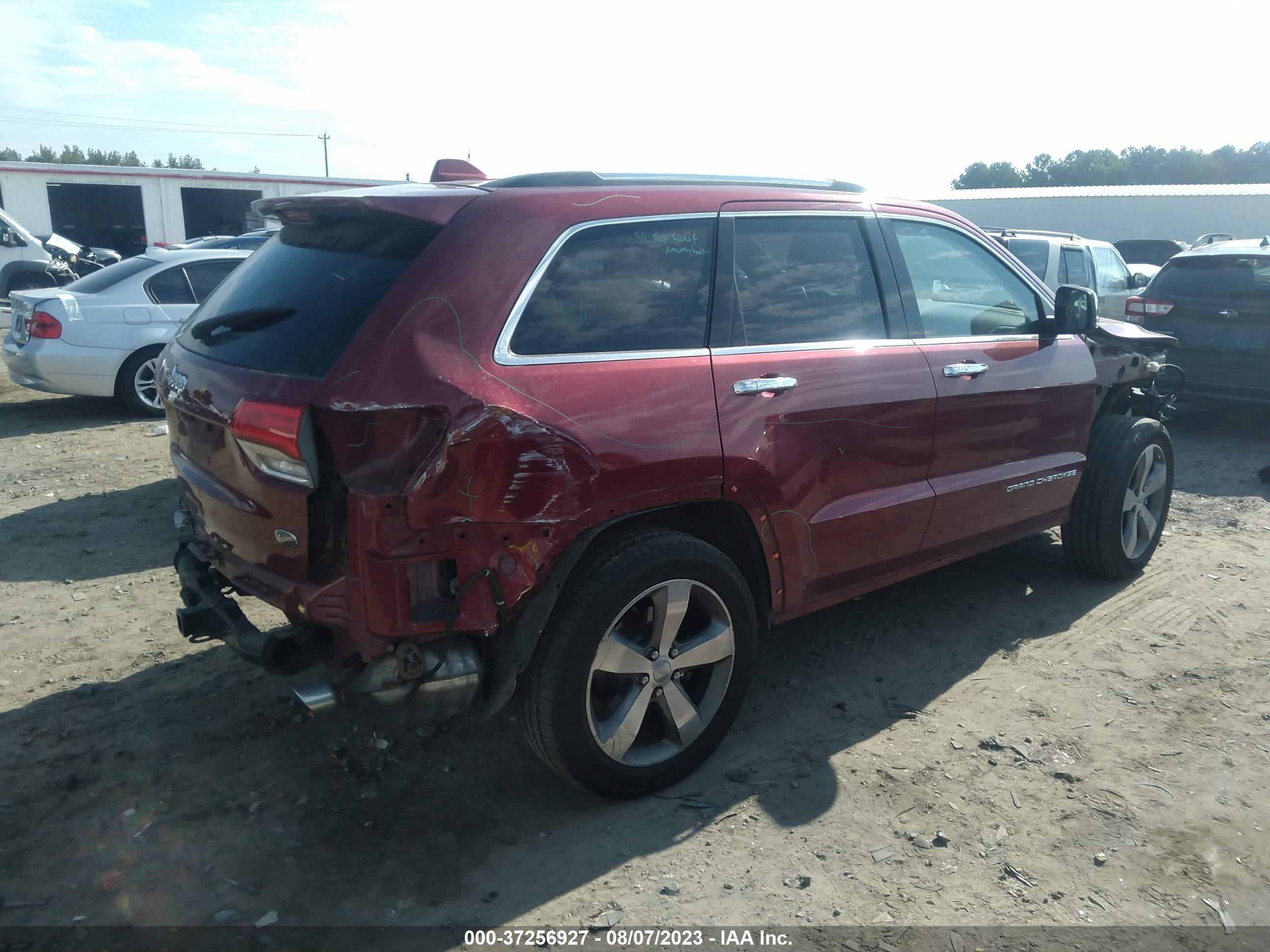 2015 Jeep Grand Cherokee Overland vin: 1C4RJFCG6FC863604