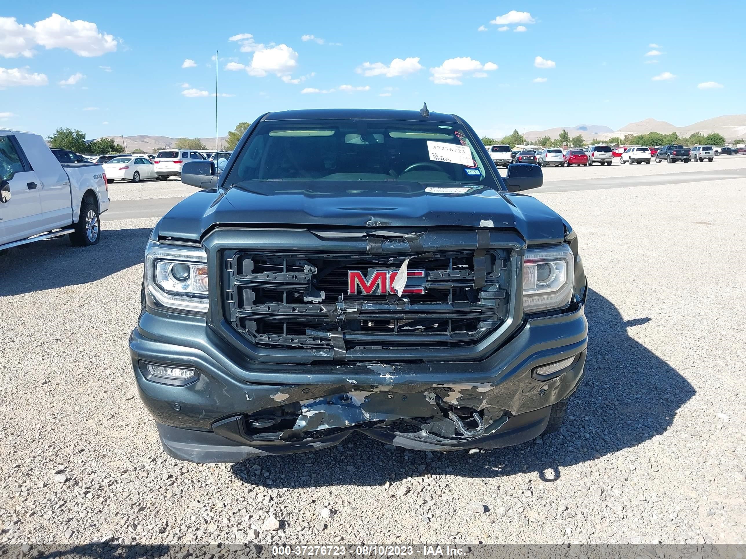 2017 GMC Sierra 1500 Slt vin: 1GTV2NEC7HZ267899